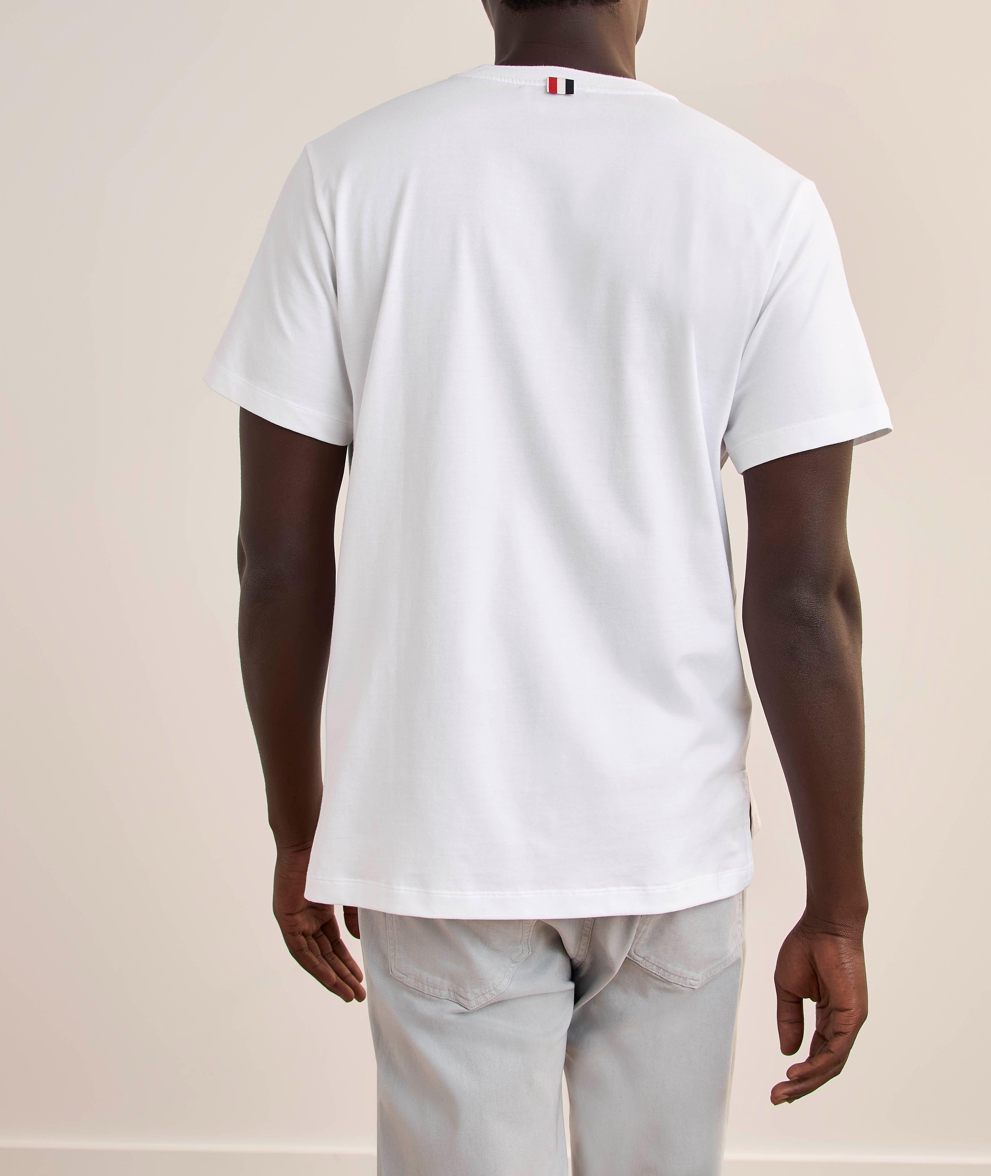 Side Slit Cotton Jersey T-Shirt  image 2