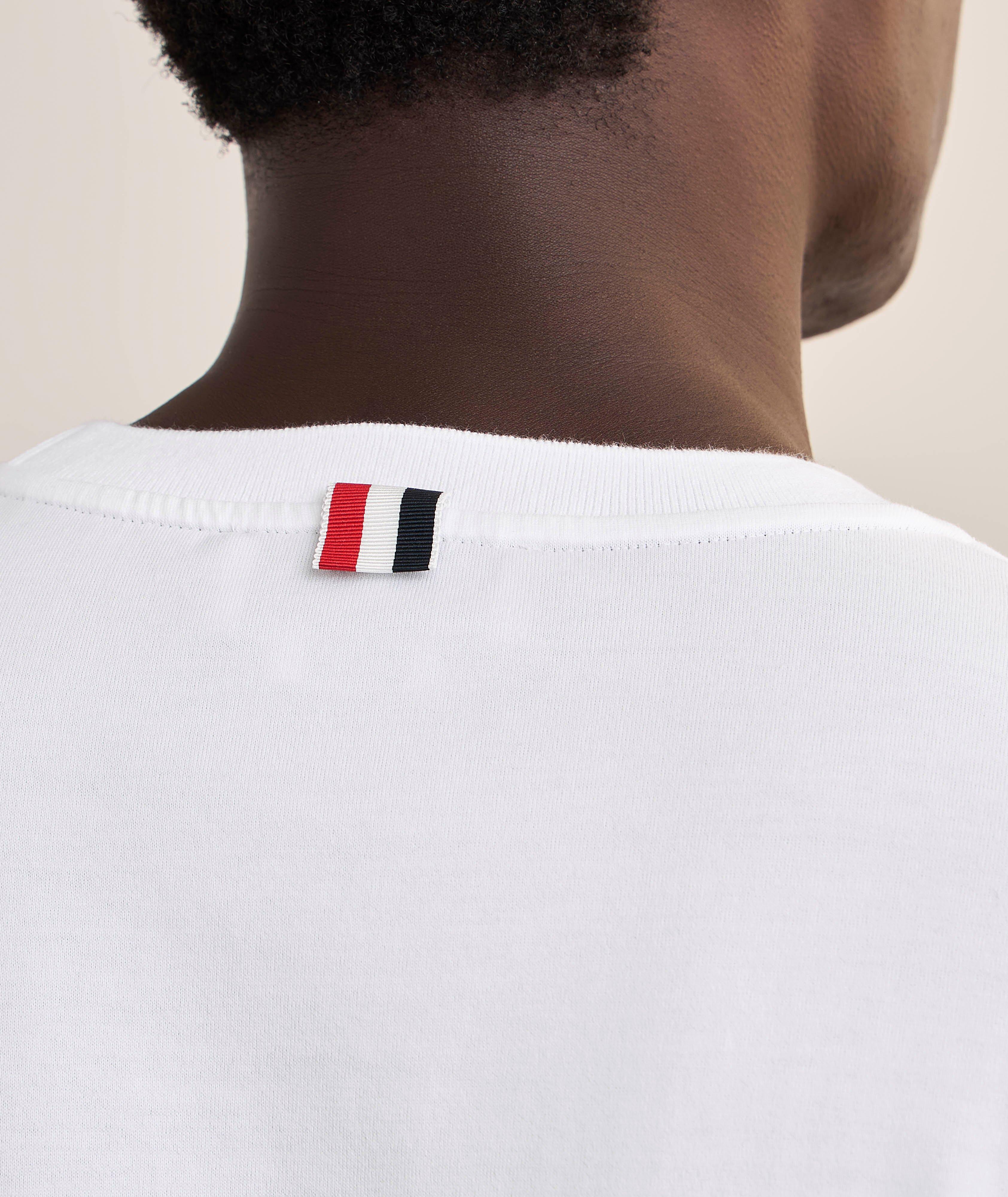 Side Slit Cotton Jersey T-Shirt  image 3