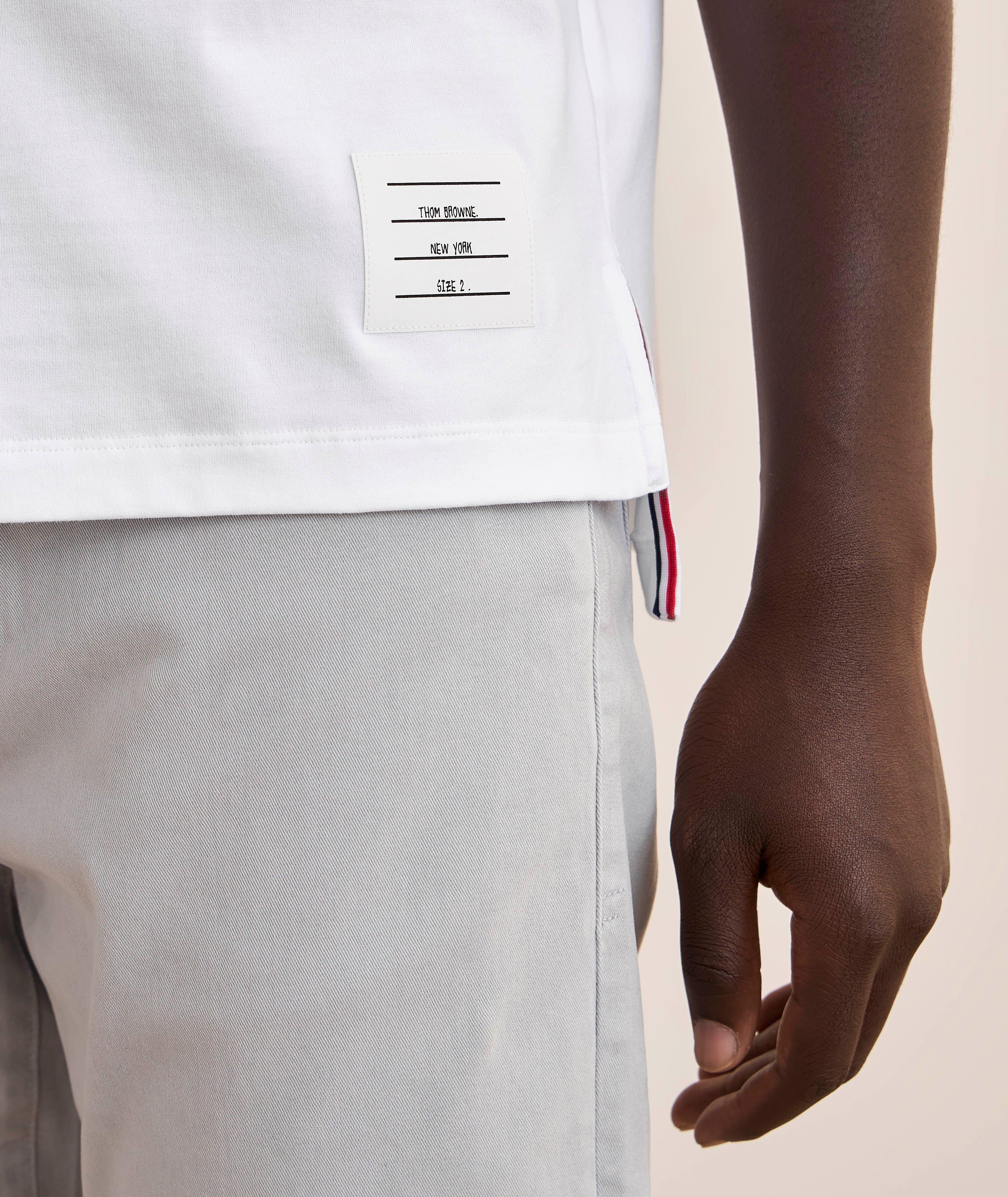 Side Slit Cotton Jersey T-Shirt  image 4