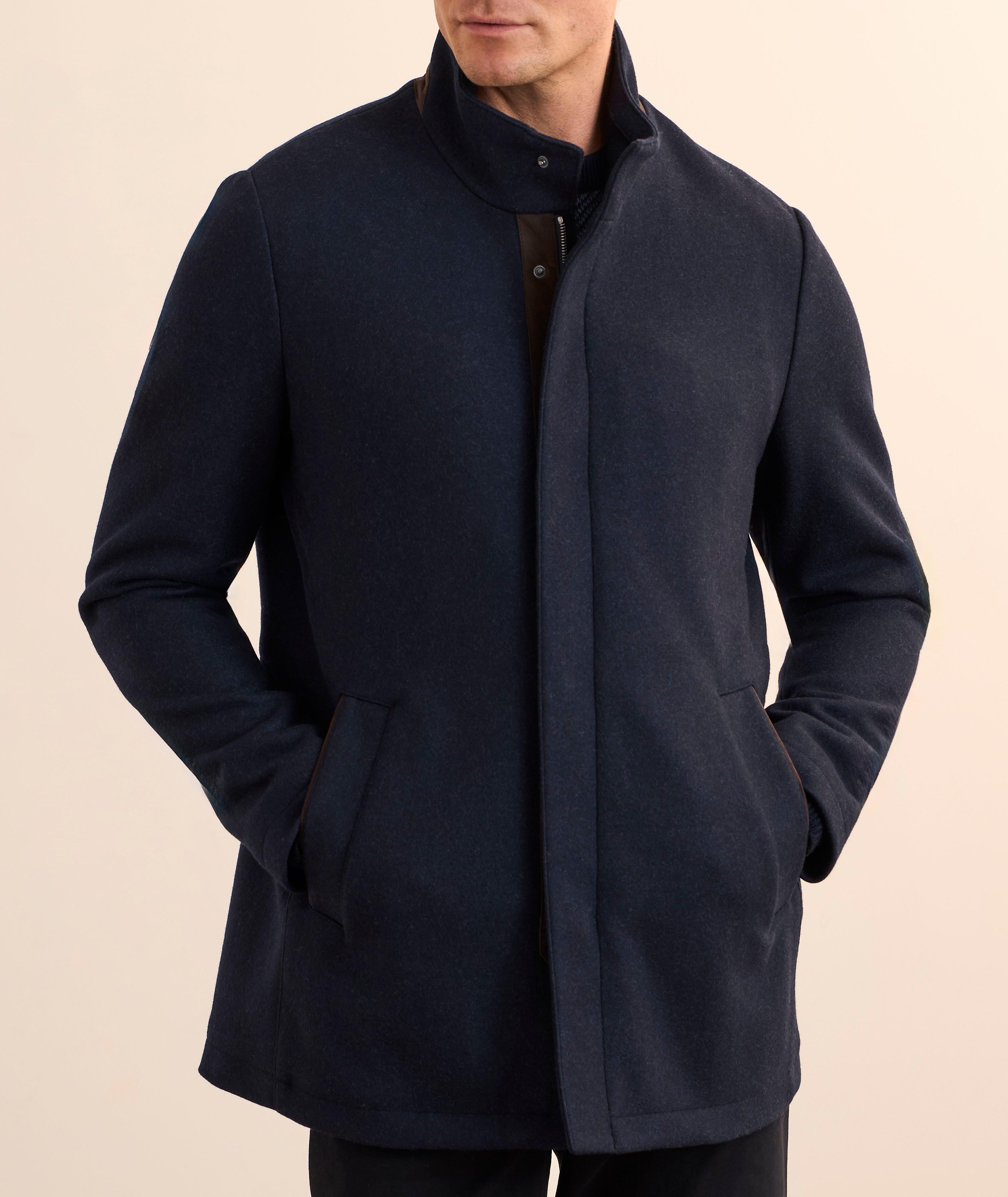 Manteau carcoat en mélange de laine image 1