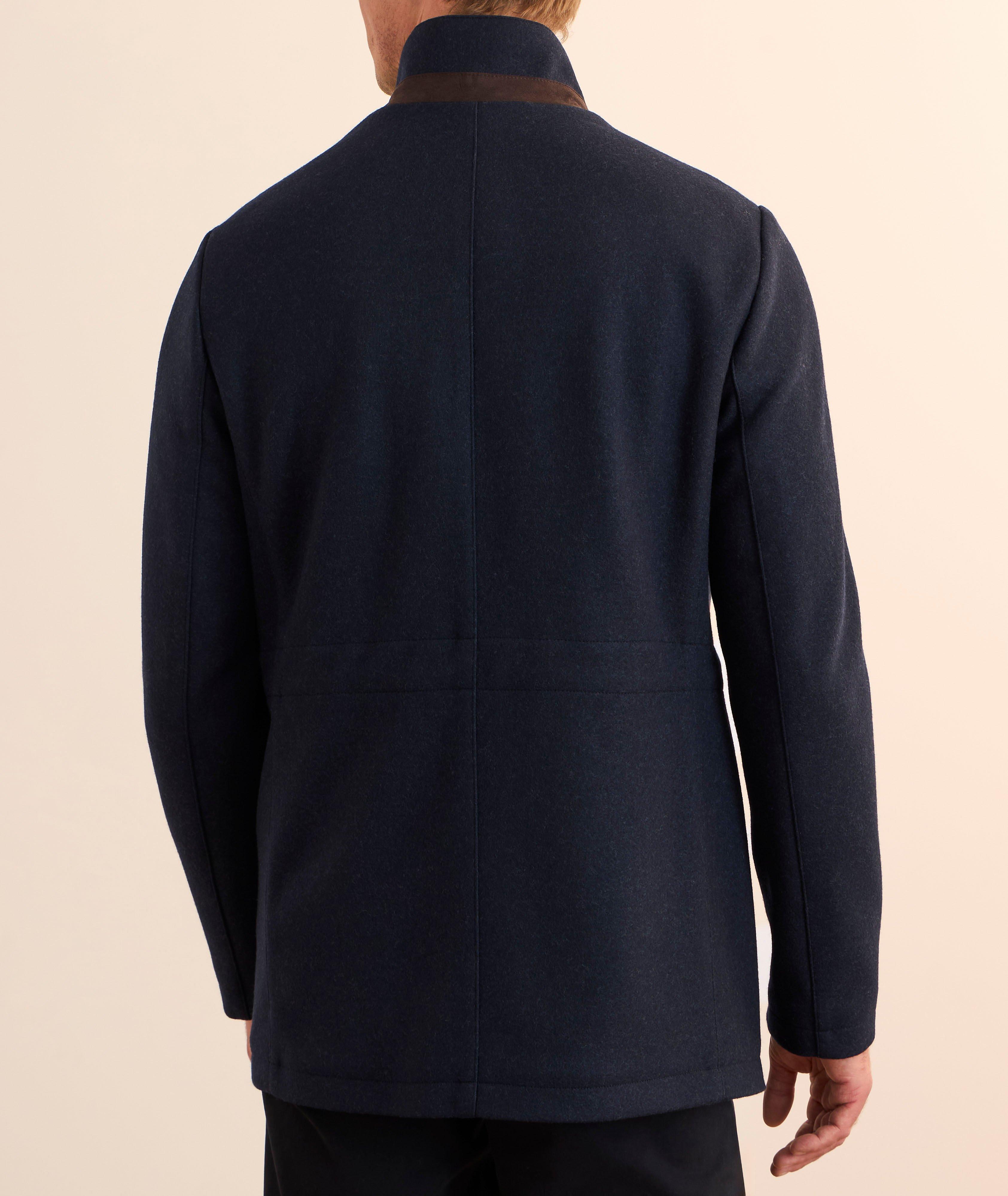 Manteau carcoat en mélange de laine image 2