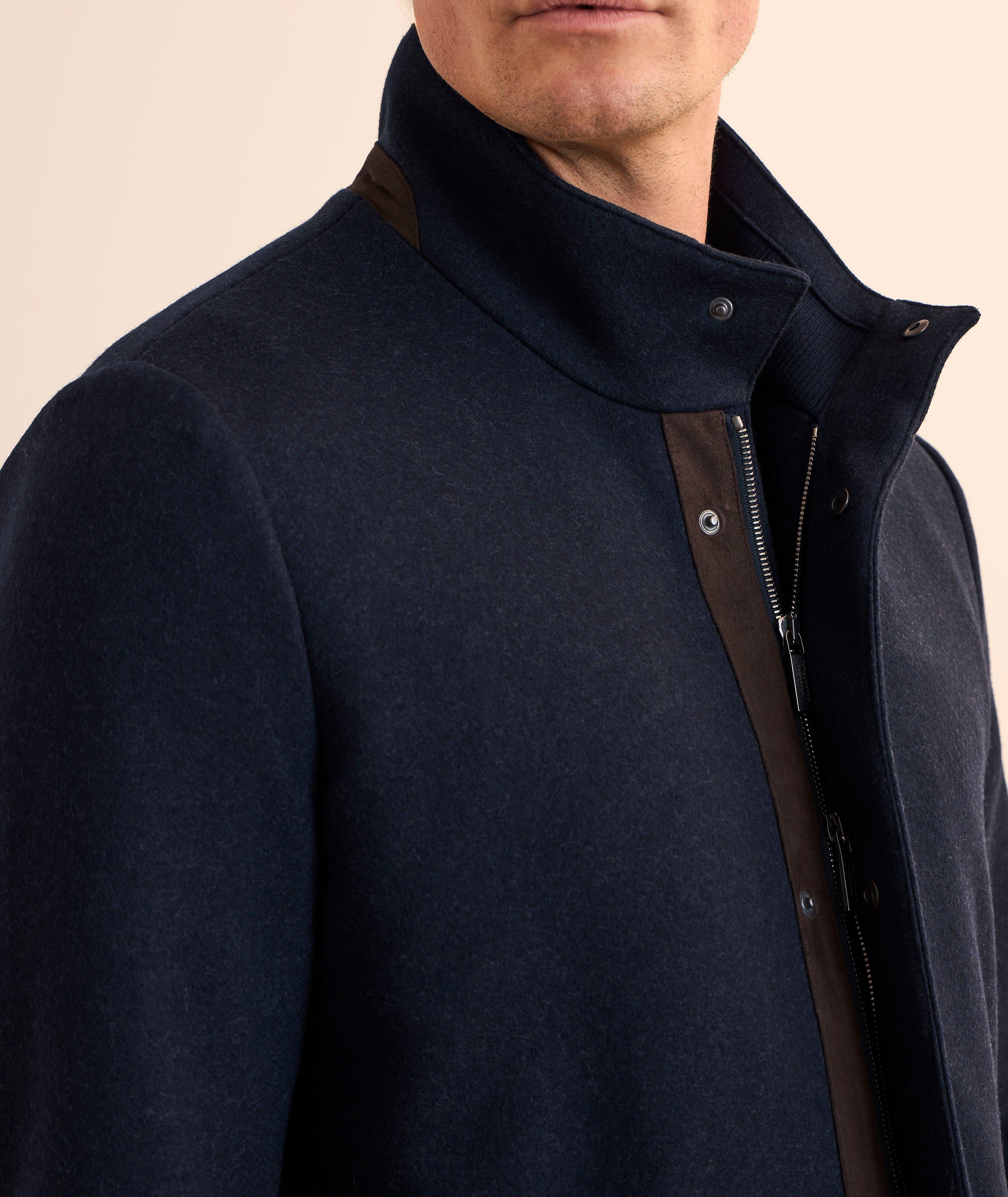 Manteau carcoat en mélange de laine image 3