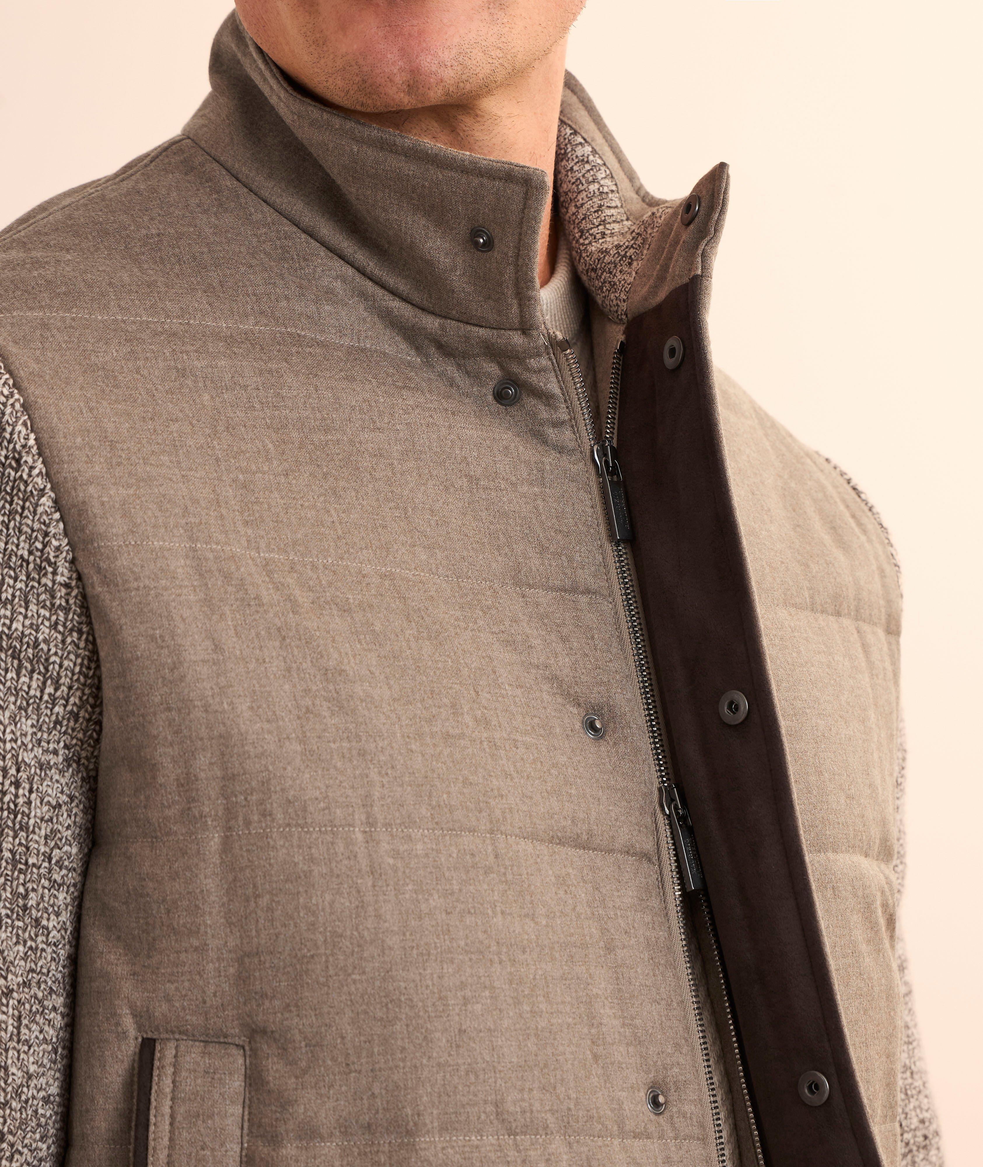 Blouson hybride en mélange de laine image 3