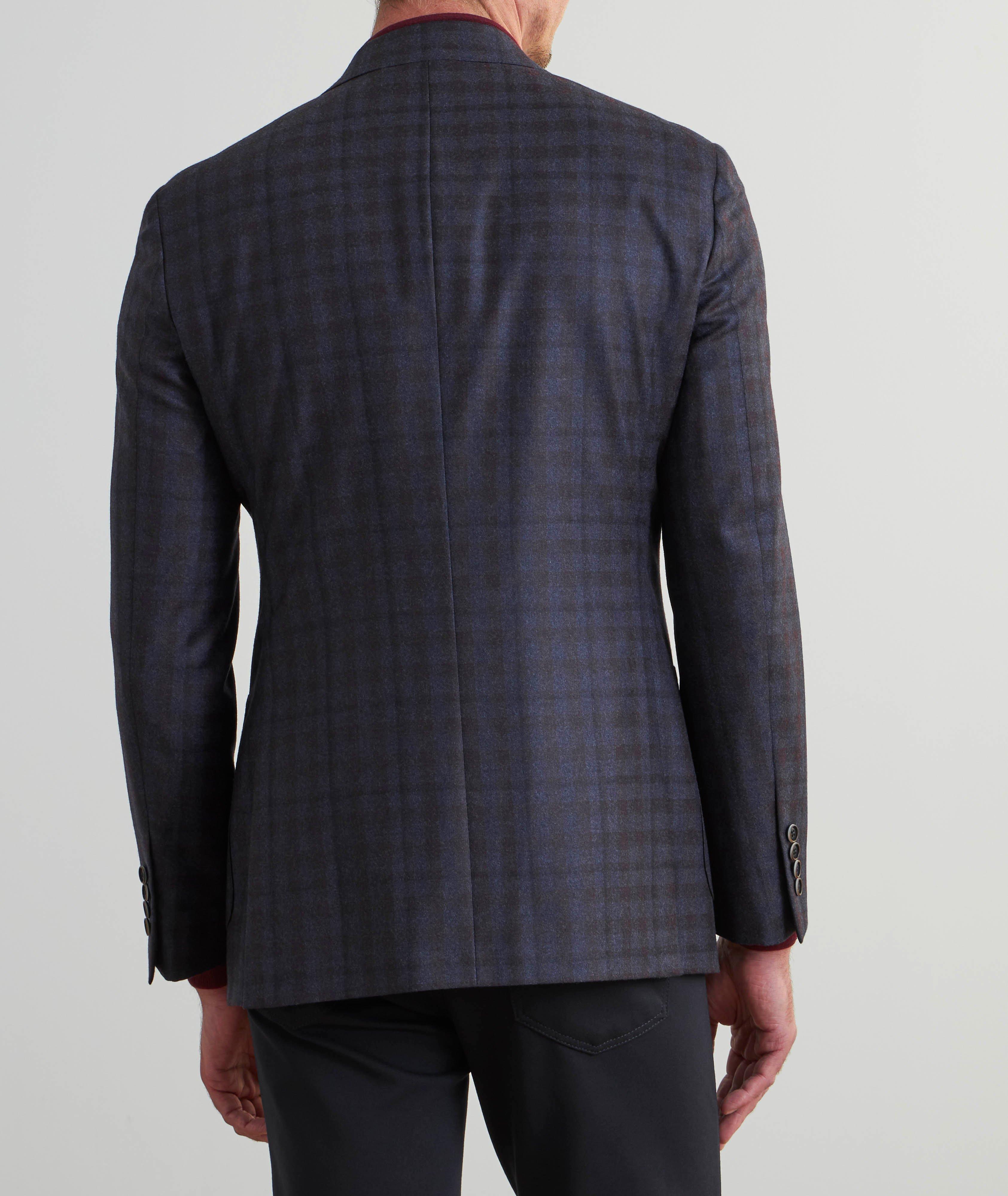 Check Wool Flannel Sport Jacket image 2