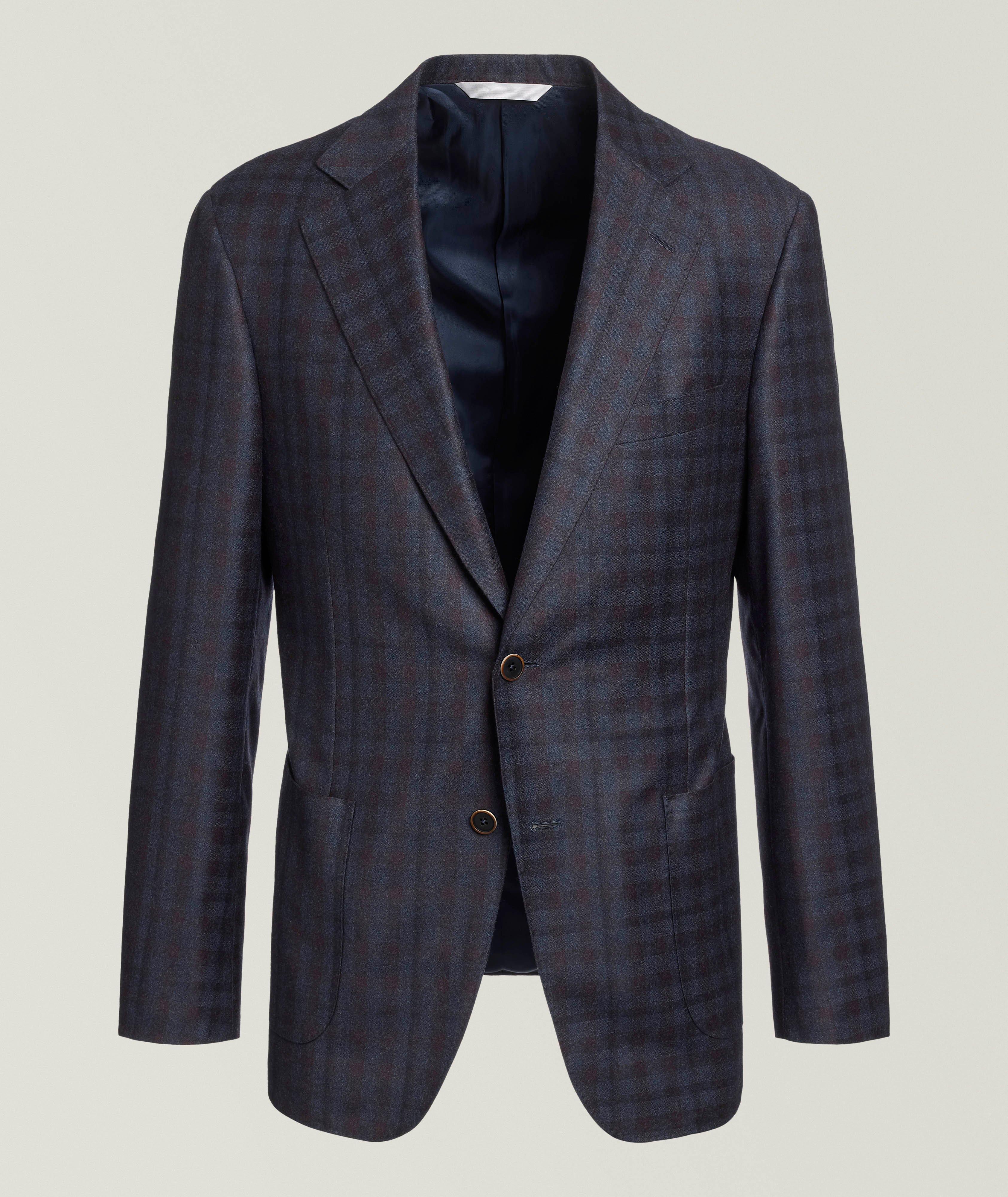Check Wool Flannel Sport Jacket image 0