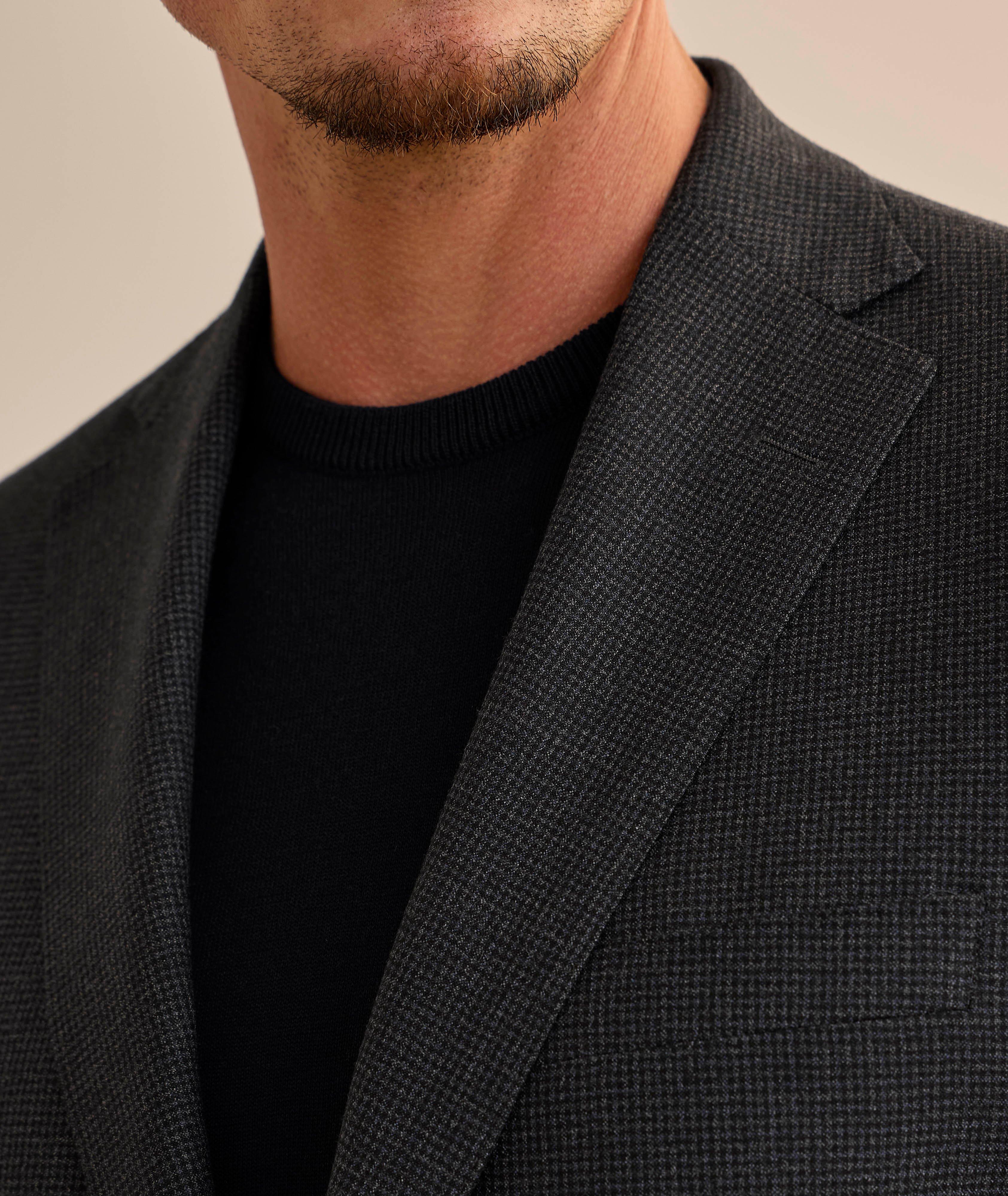 Cosmo Micro-Check Wool Suit image 3