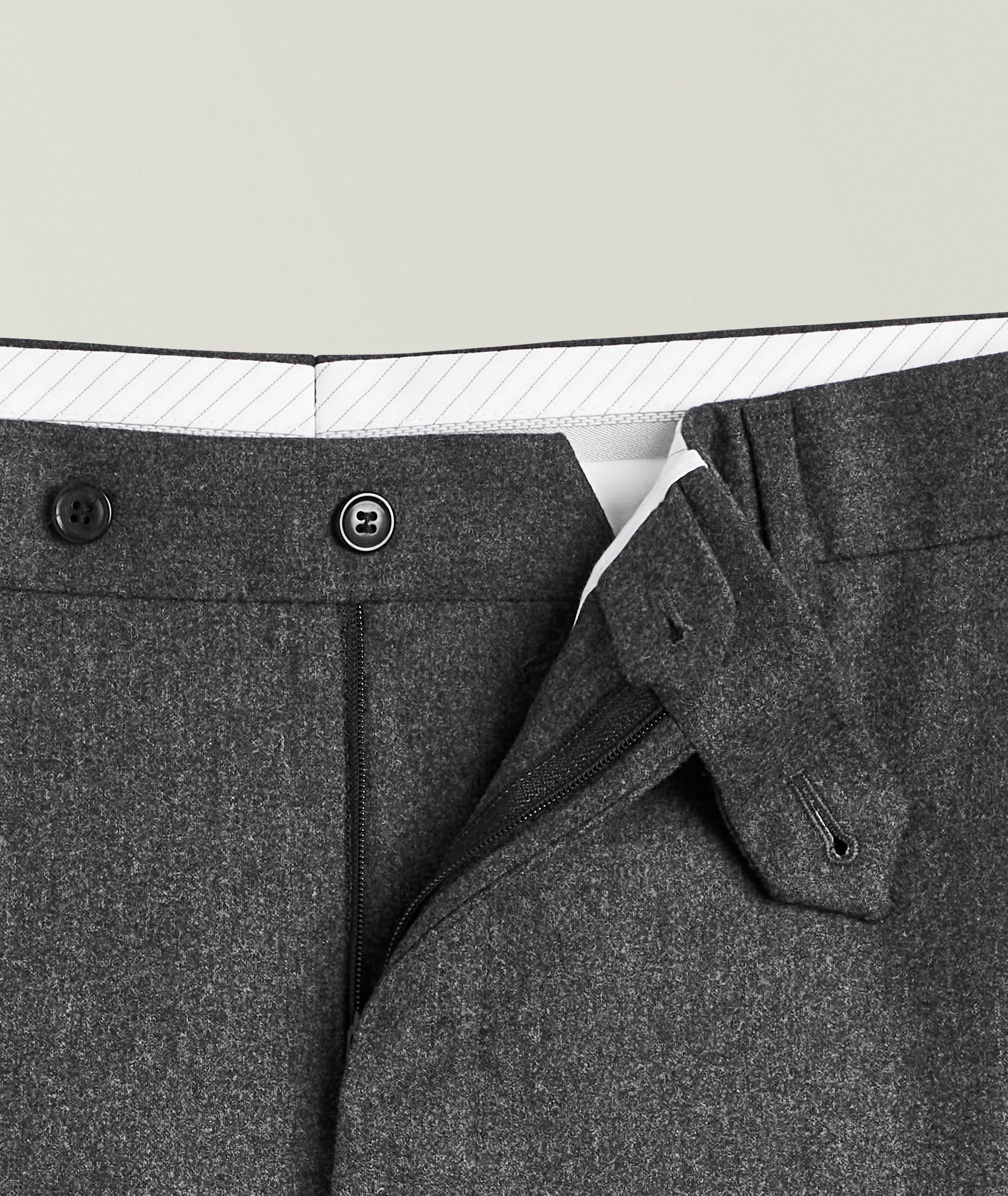 Pantalon habillé V-62 en flanelle de laine extensible image 4