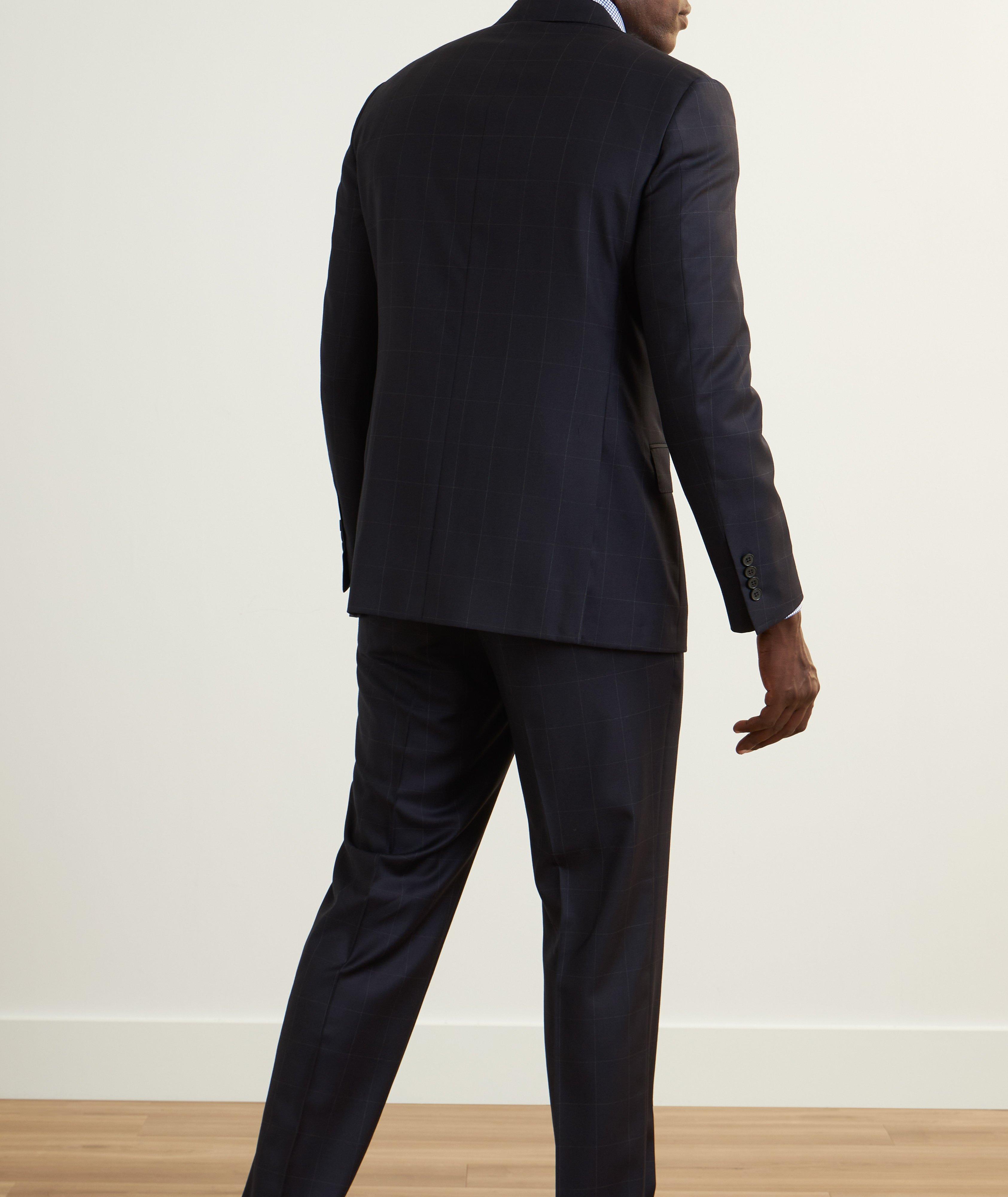 Cosmo Windowpane Check Wool Suit image 2
