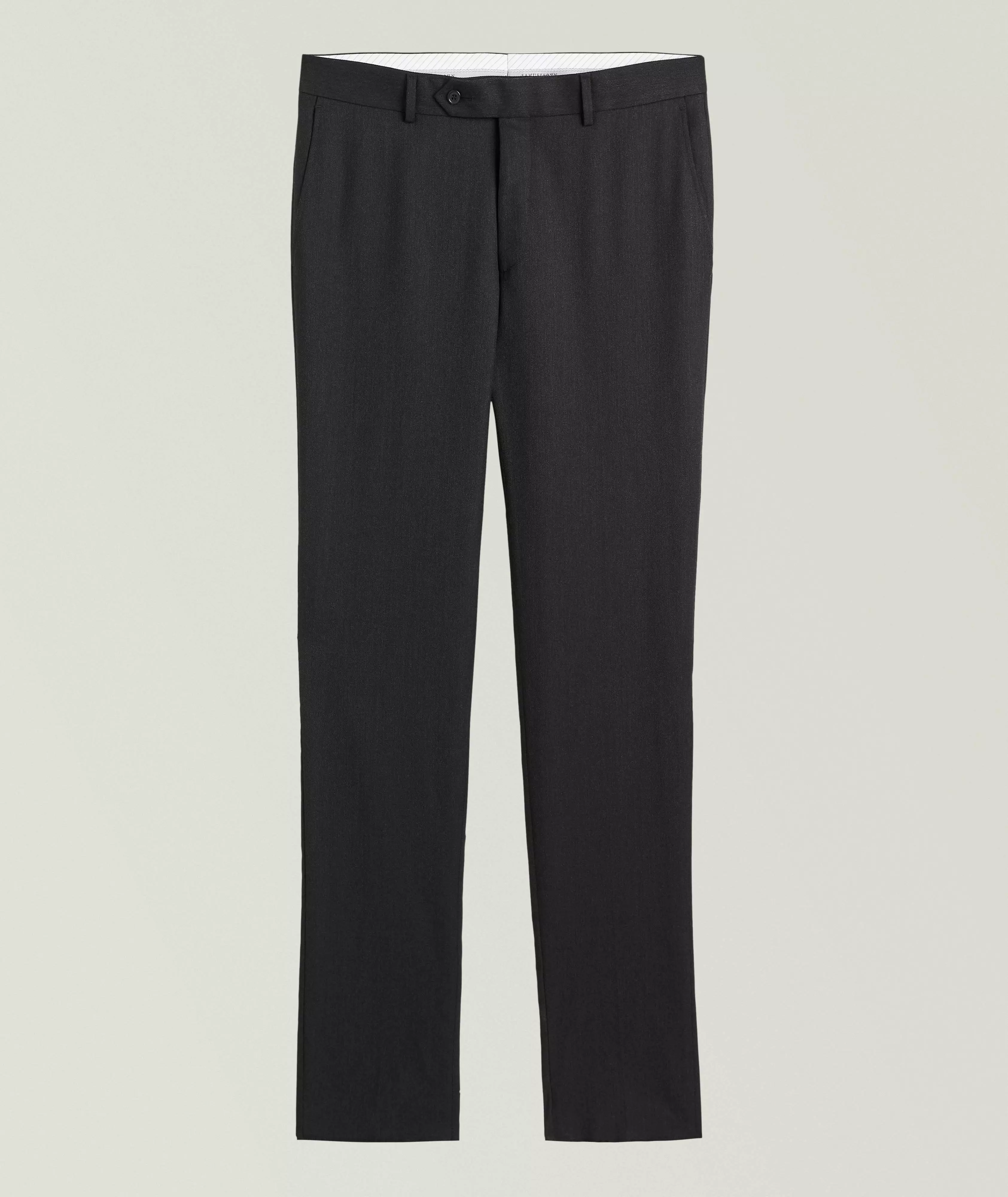 Samuelsohn X-62 Stretch-Wool Twill Dress Pants