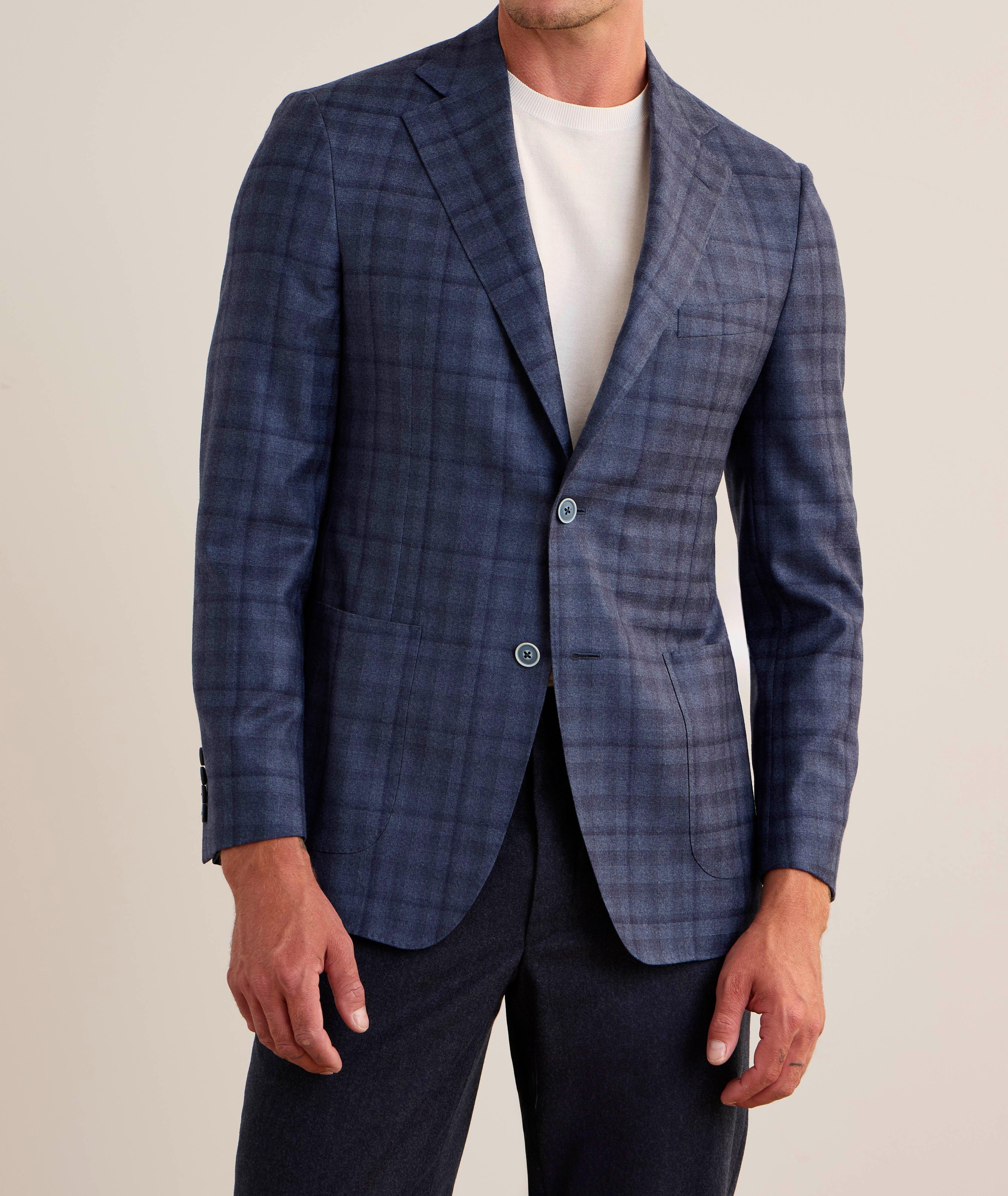 Madison Plaid Wool Flannel Sport Jacket  image 1