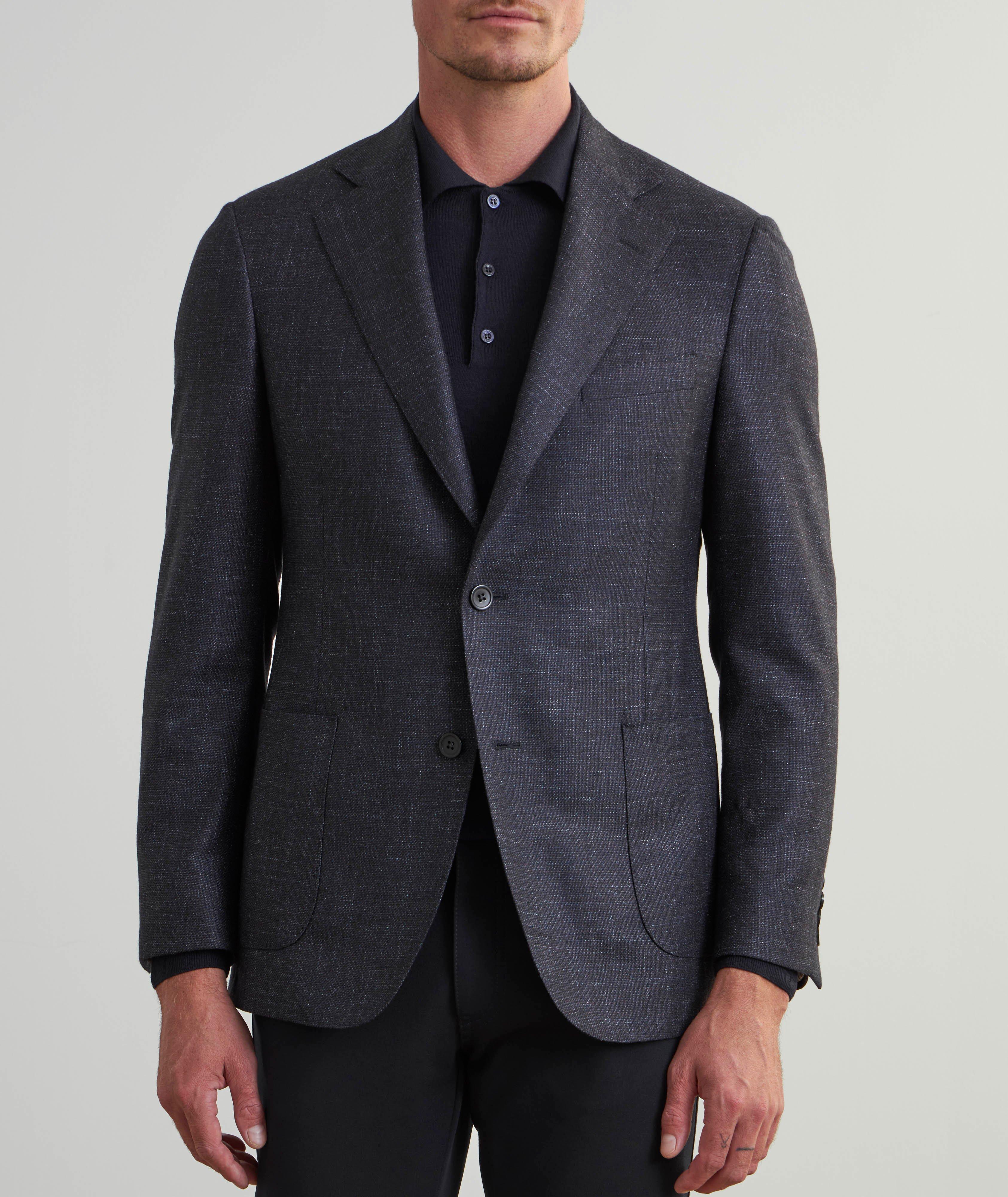 Mélange Wool-Silk-Cashmere Sport Jacket  image 2