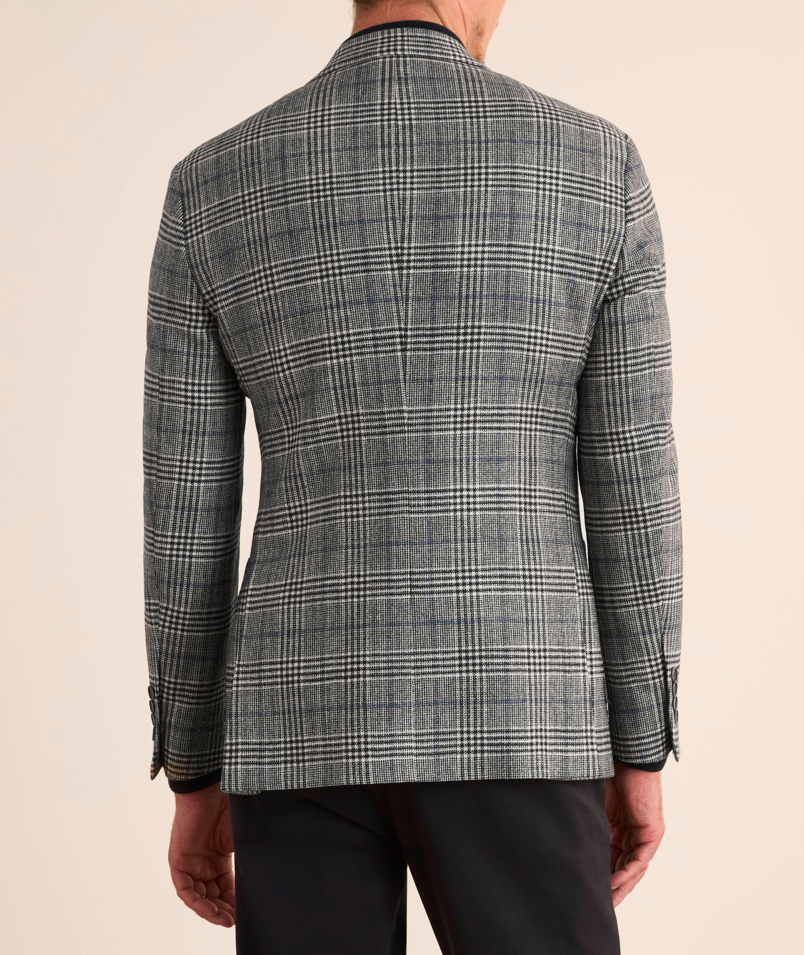 Plaid Wool-Silk-Cashmere Sport Jacket image 2