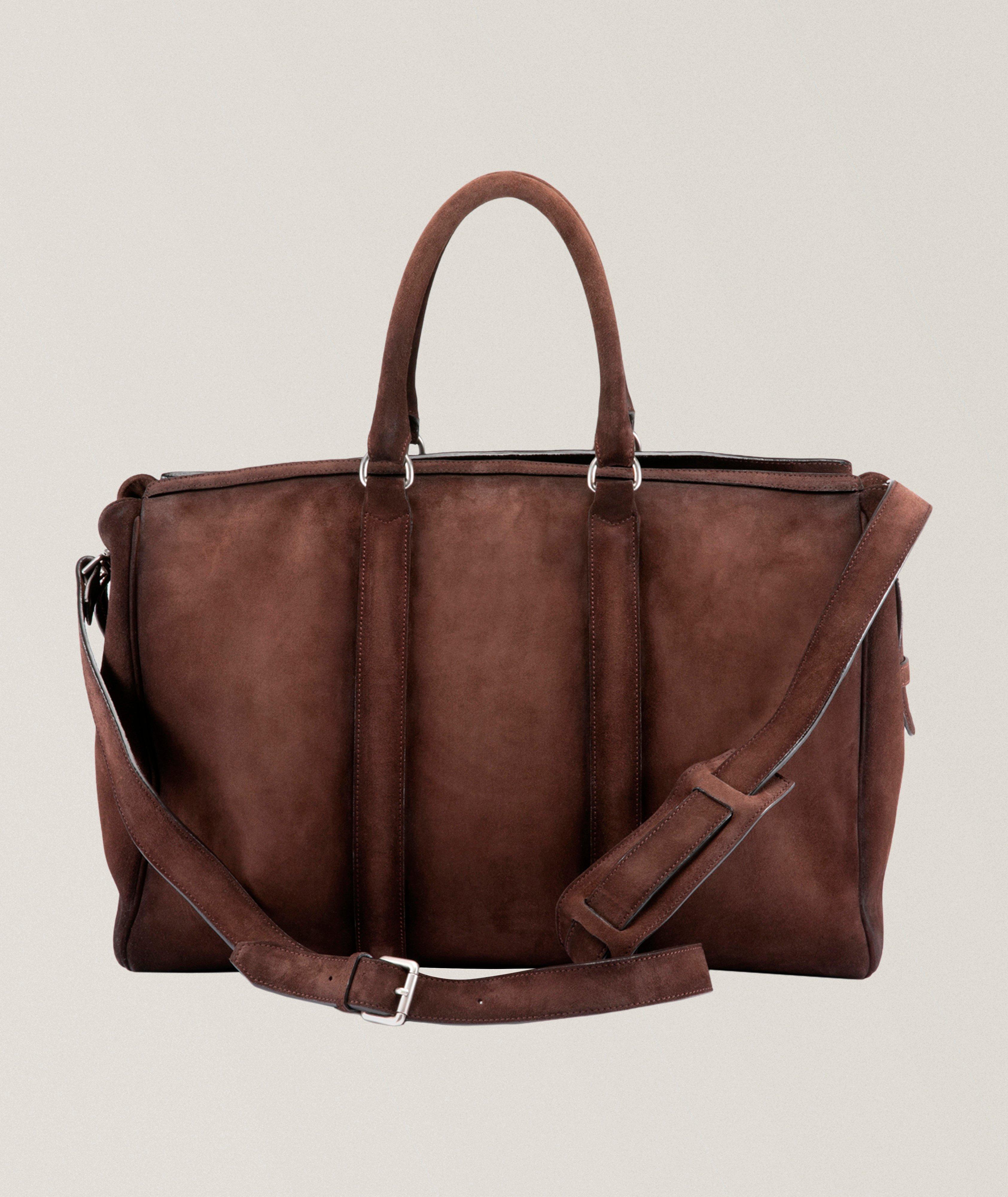 Sac de voyage Quentin en suède vieilli image 1