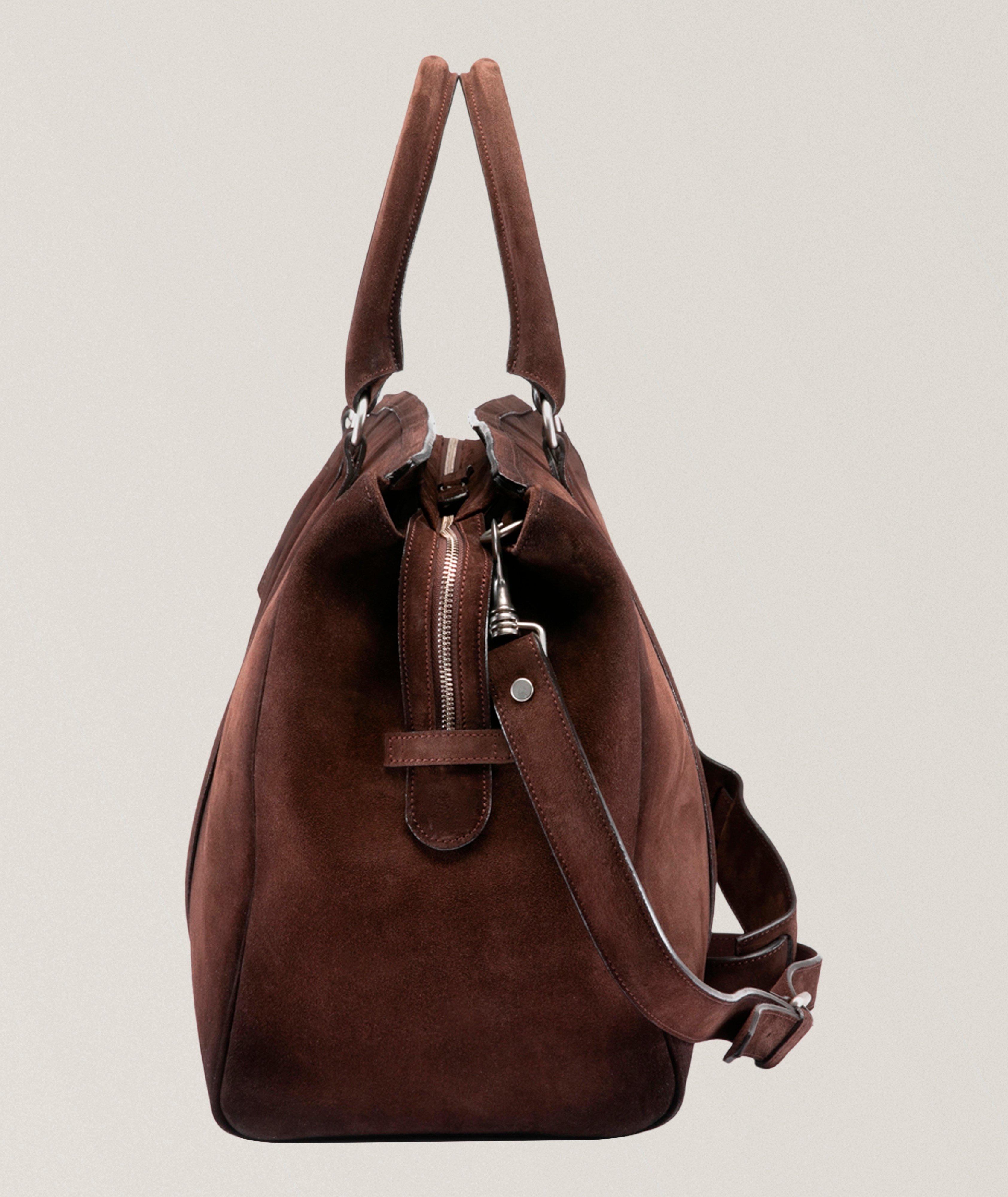 Sac de voyage Quentin en suède vieilli image 5