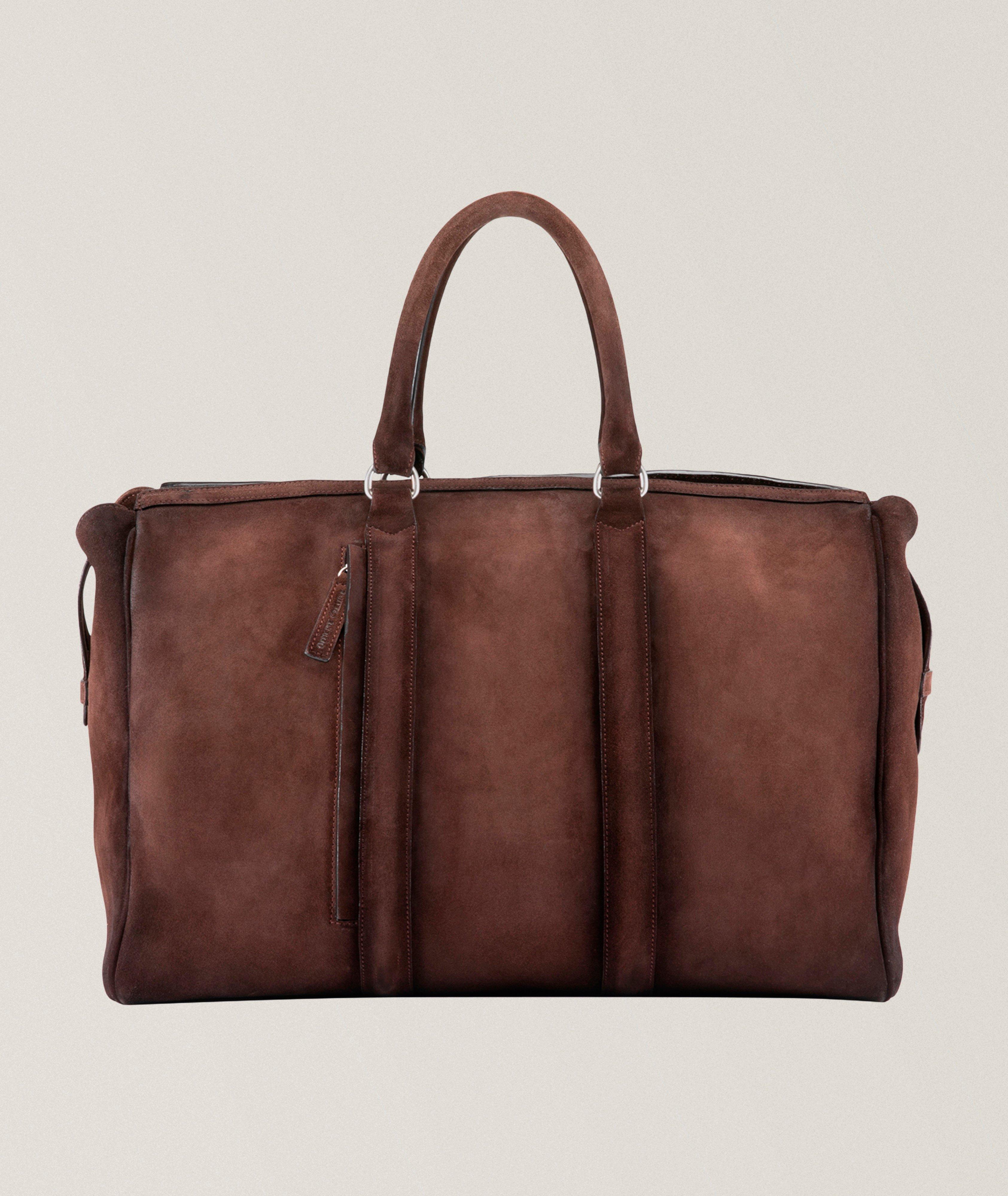 Sac de voyage Quentin en suède vieilli image 0