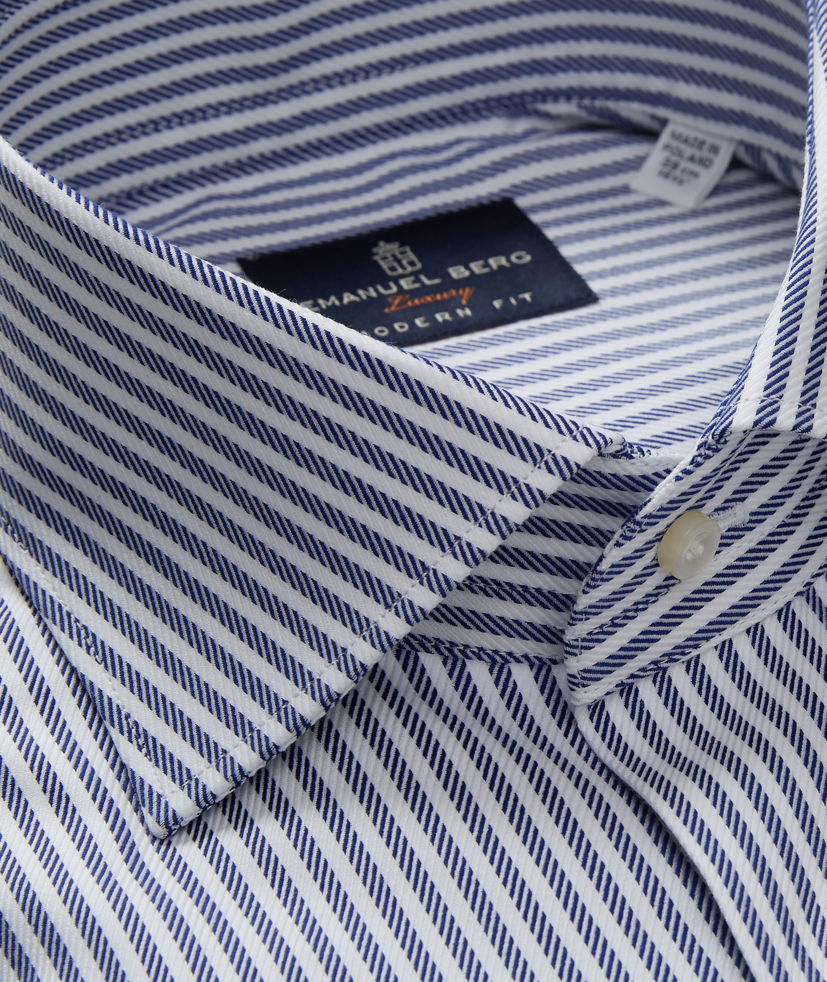 Premium Luxury Striped Yoga Dress Shirt image 1