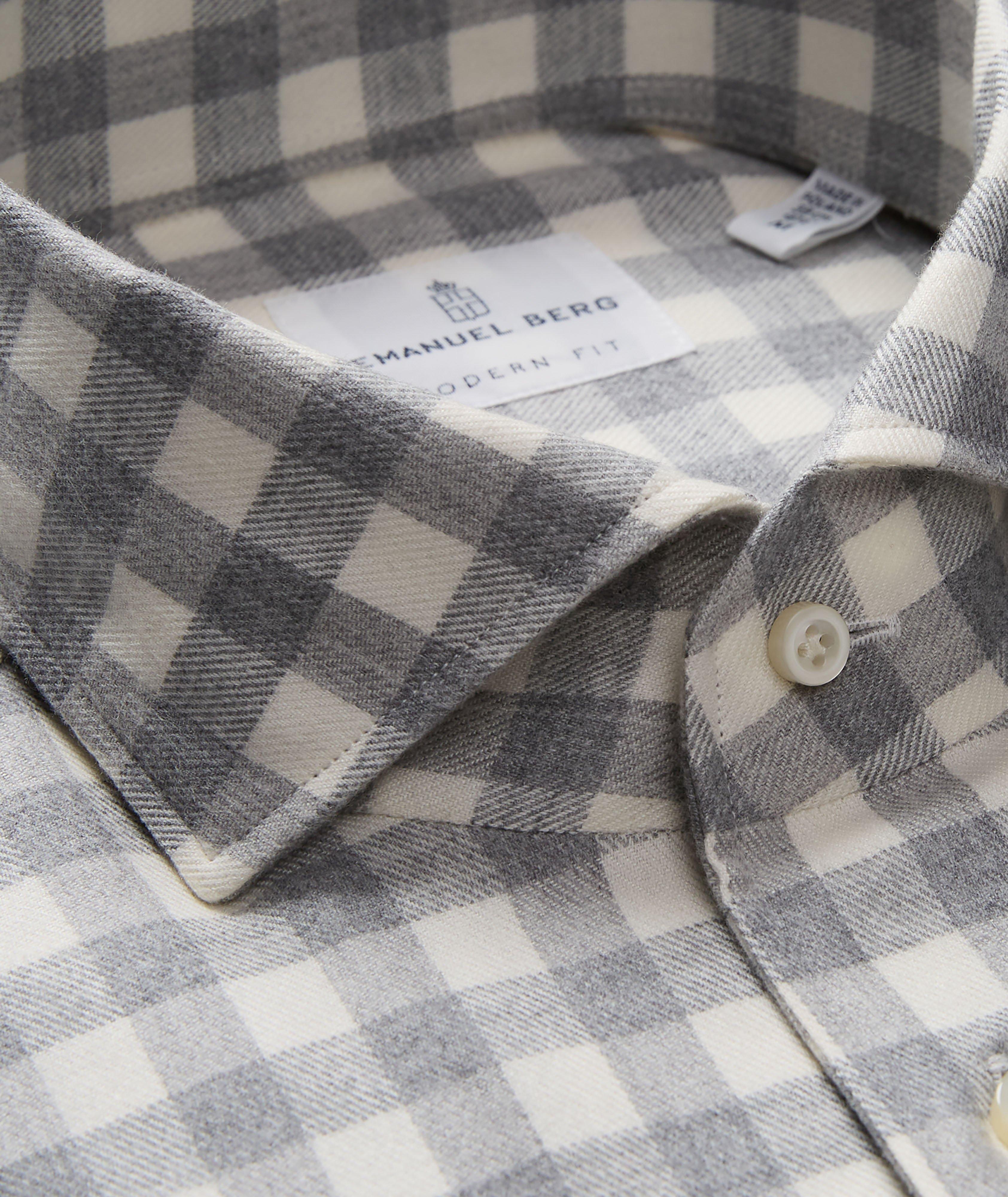 Gingham Check Luxe Flannel Shirt image 1
