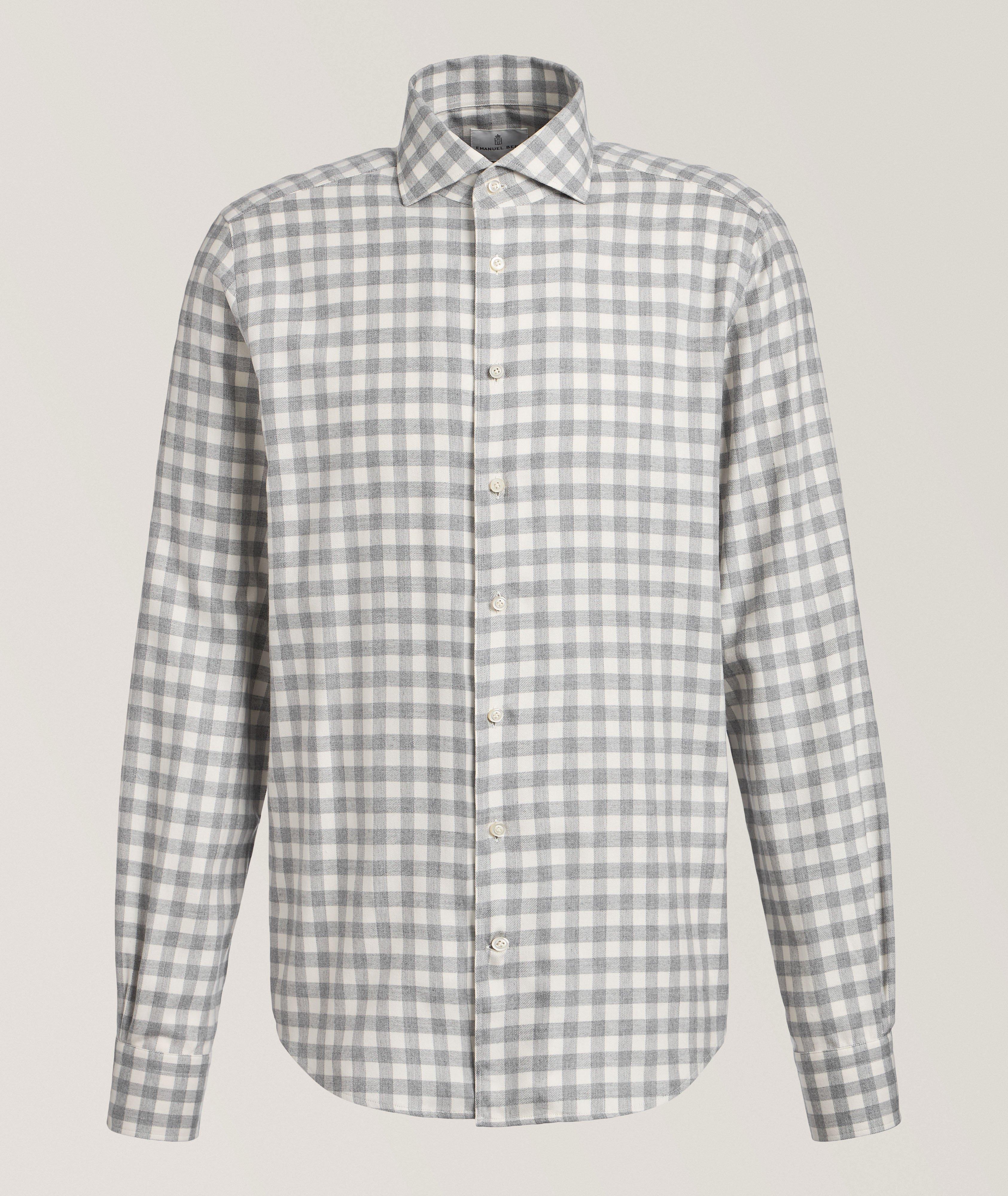 Gingham Check Luxe Flannel Shirt image 0