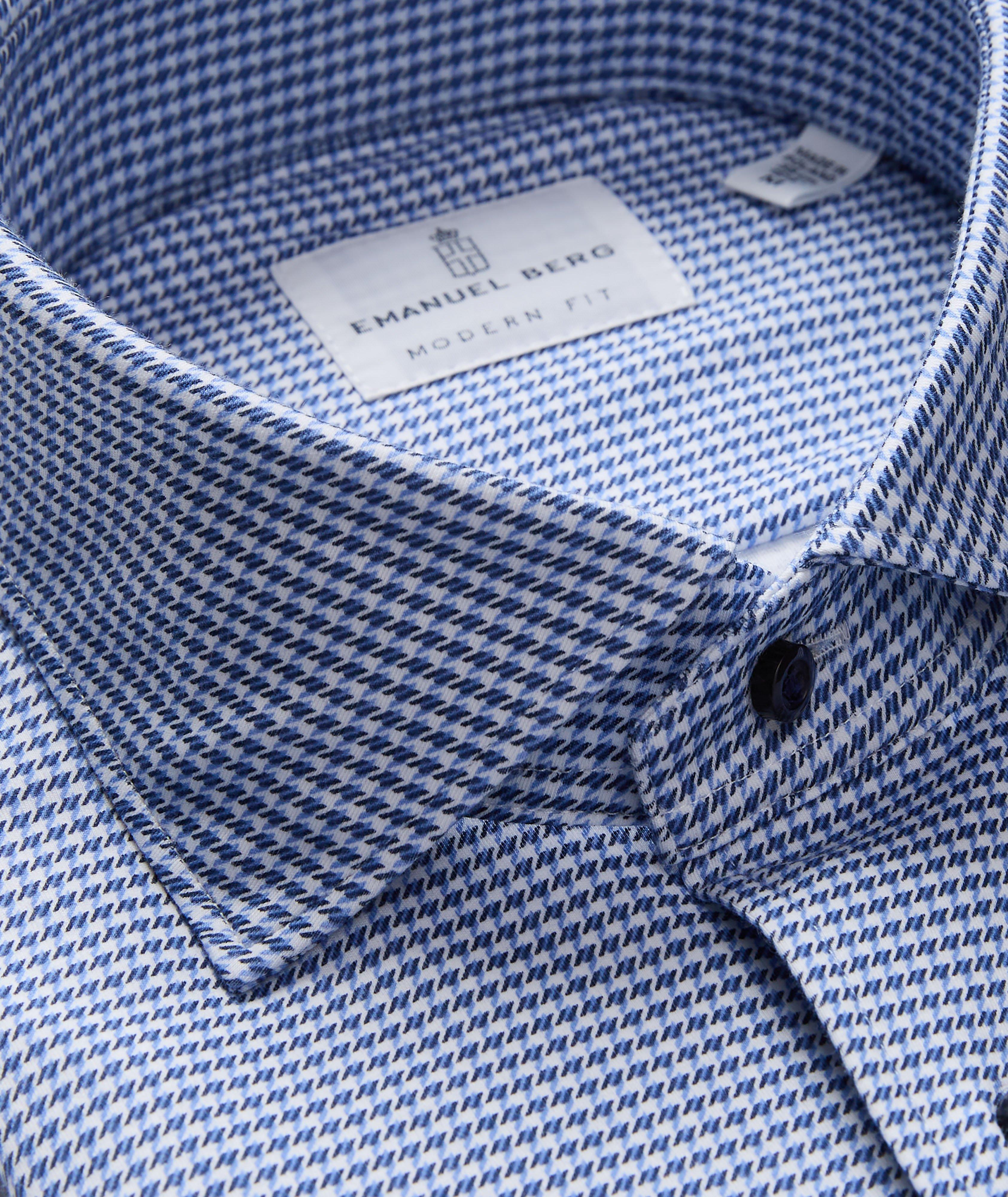 Byron Houndstooth 4Flex Stretch Dress Shirt image 1