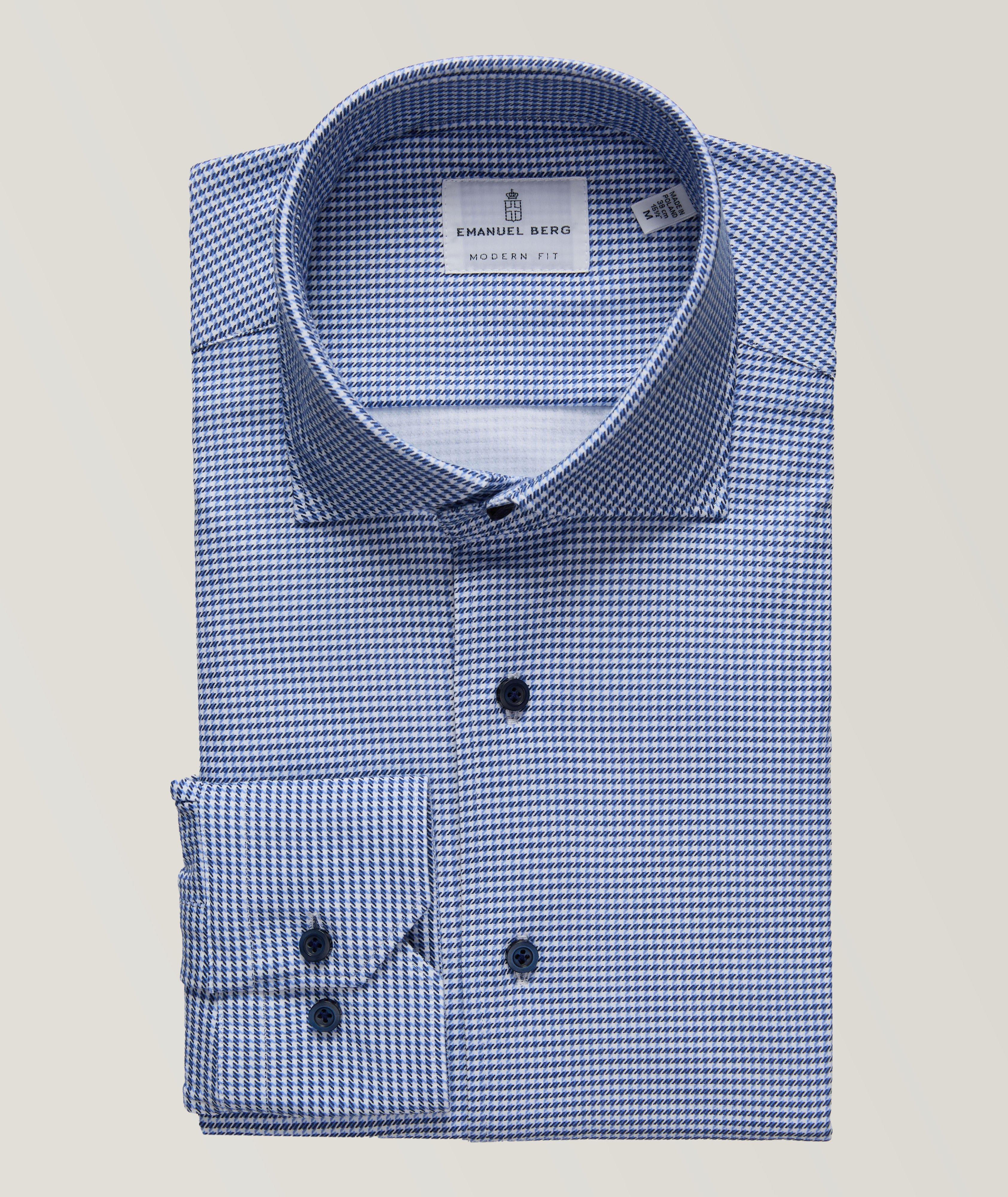 Byron Houndstooth 4Flex Stretch Dress Shirt image 0