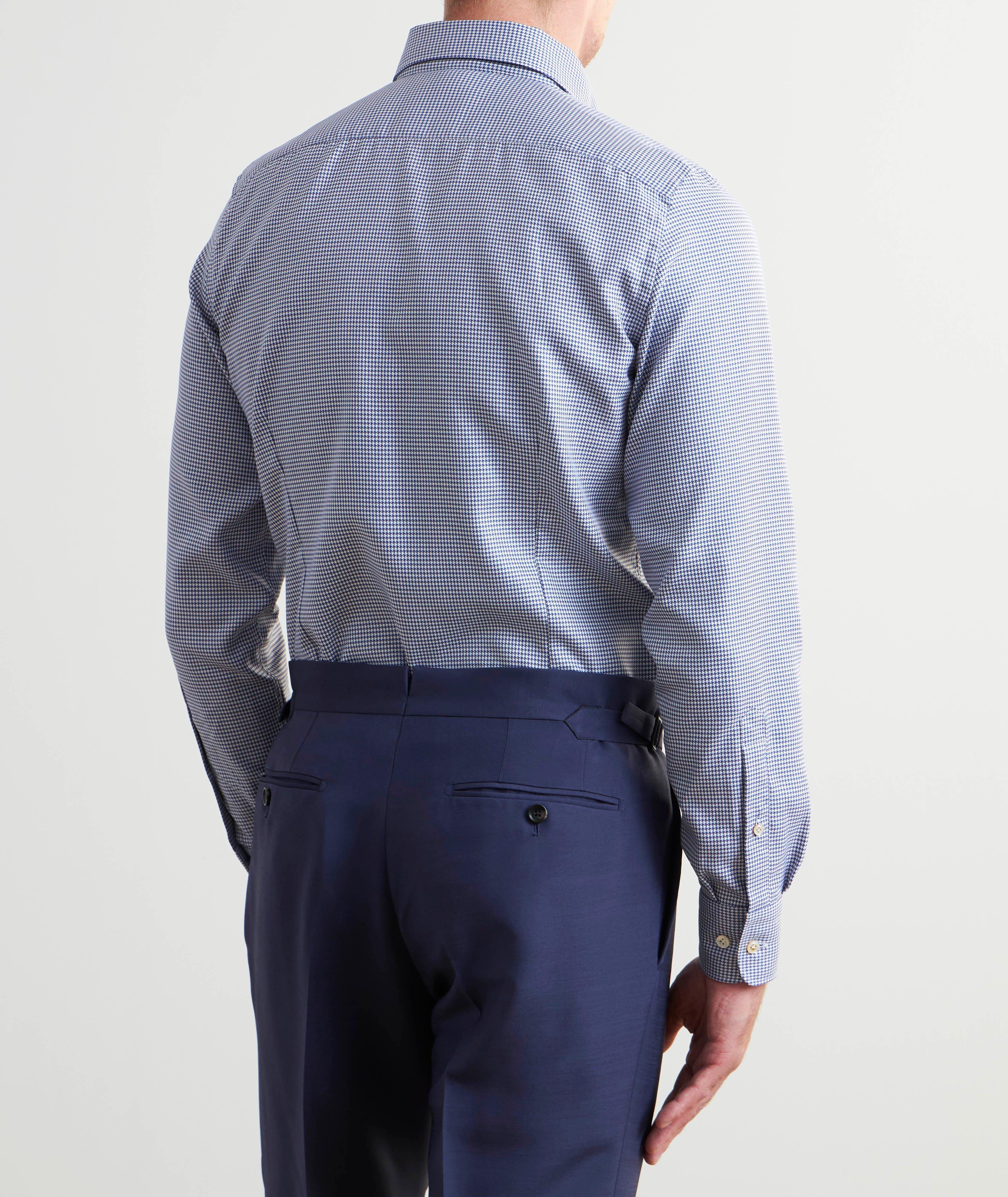 Chemise habillée en twill à pied-de-poule image 3