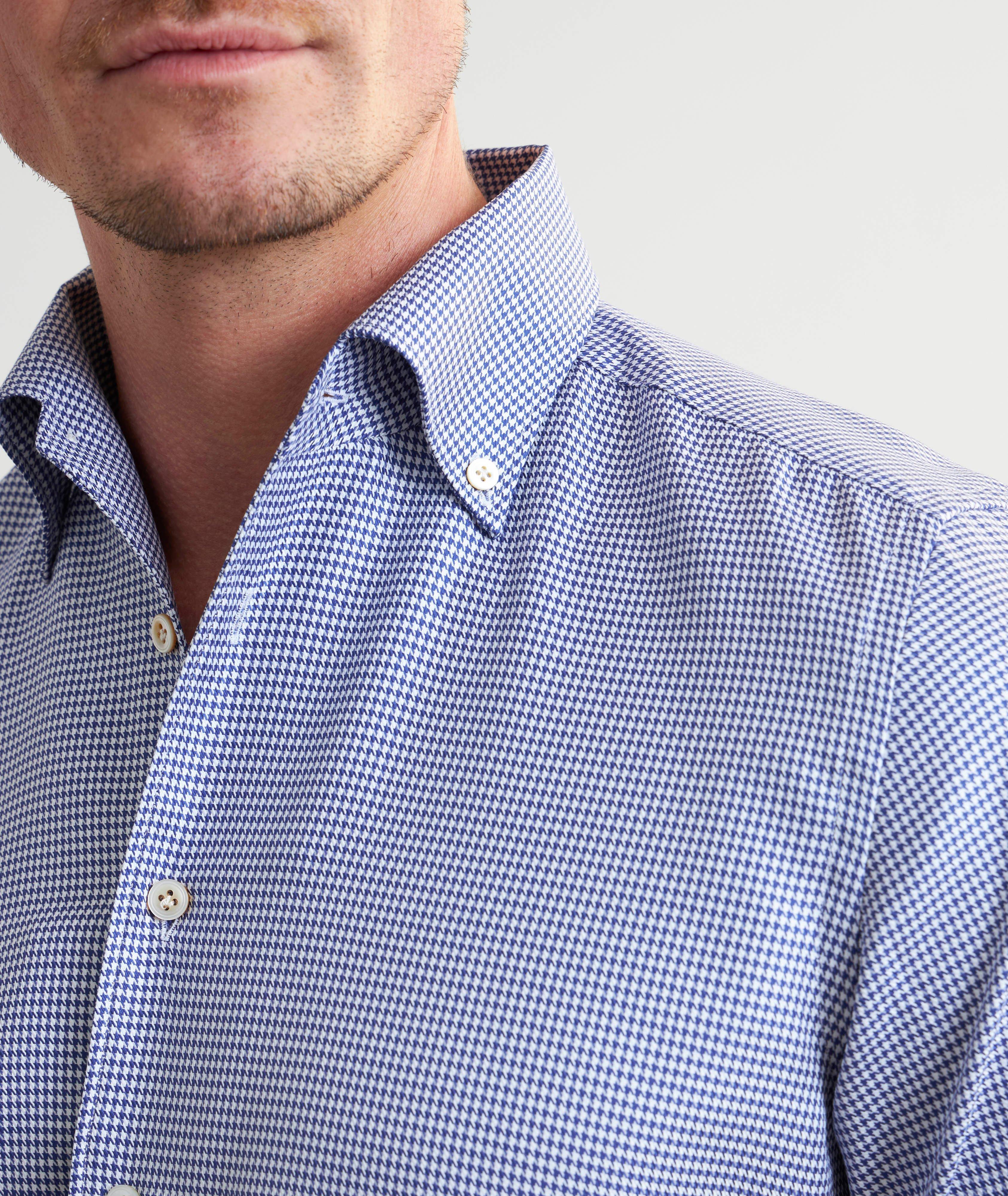 Chemise habillée en twill à pied-de-poule image 4