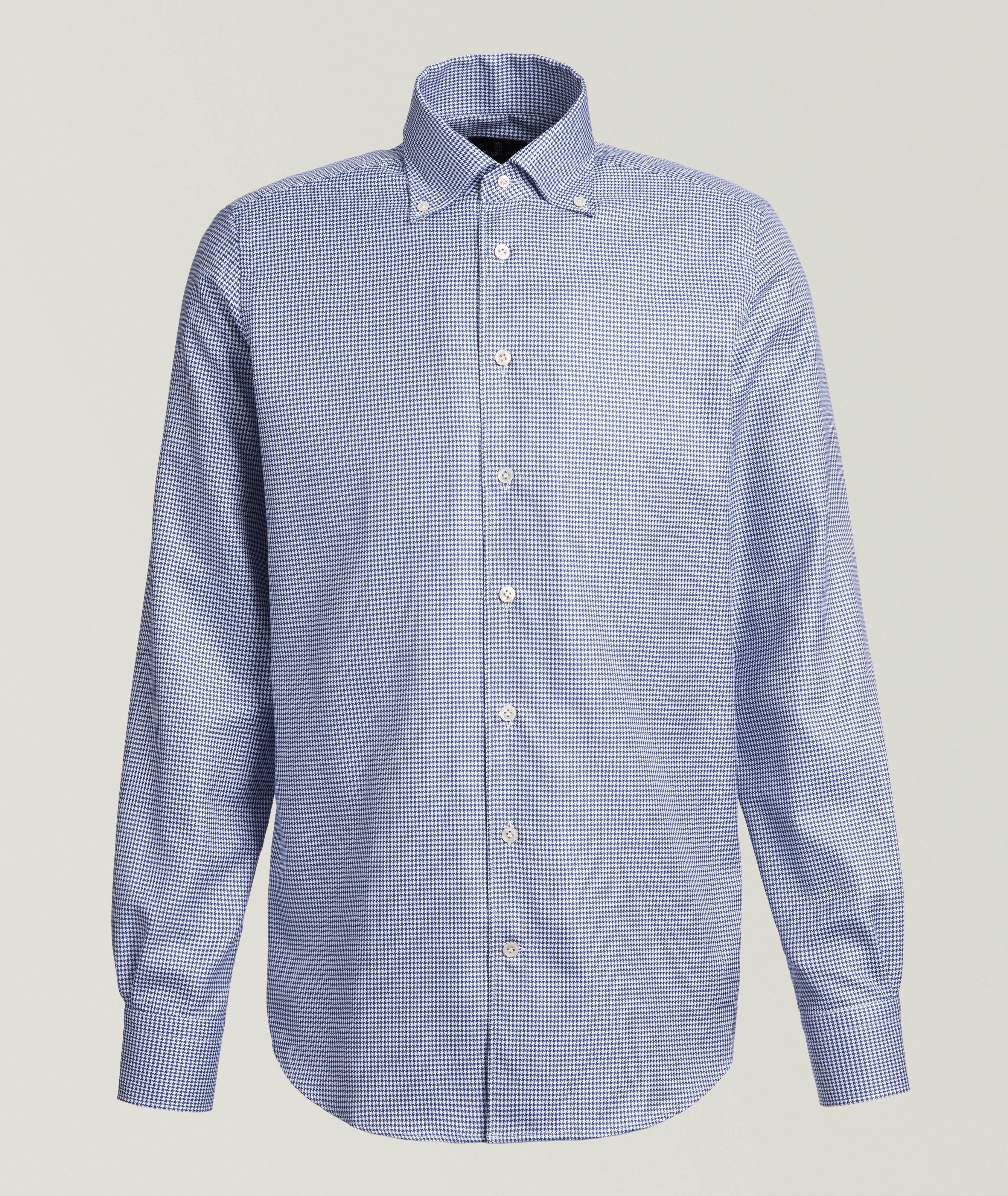Chemise habillée en twill à pied-de-poule image 0