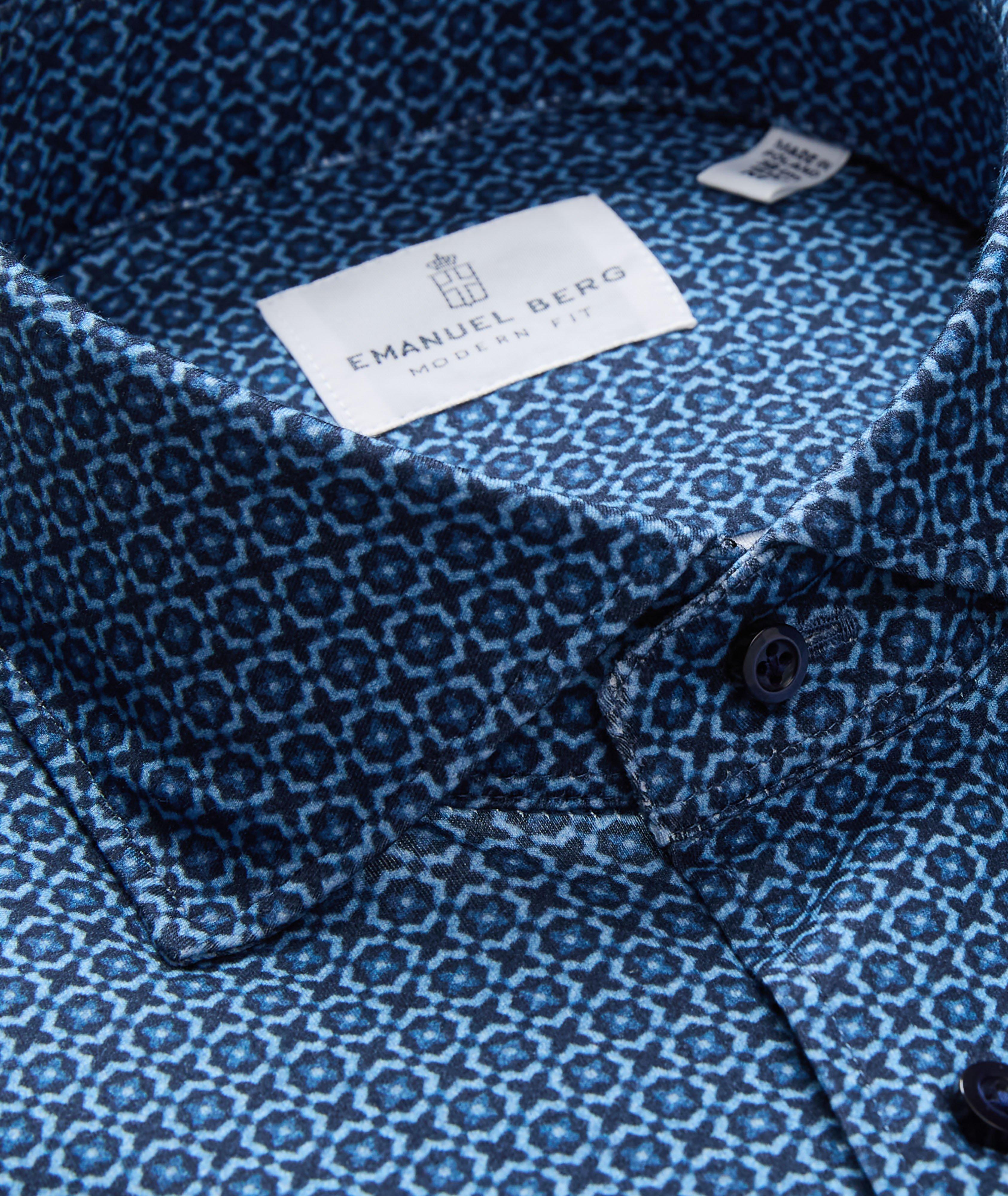 Medallion-Print 4Flex Dress Shirt image 1