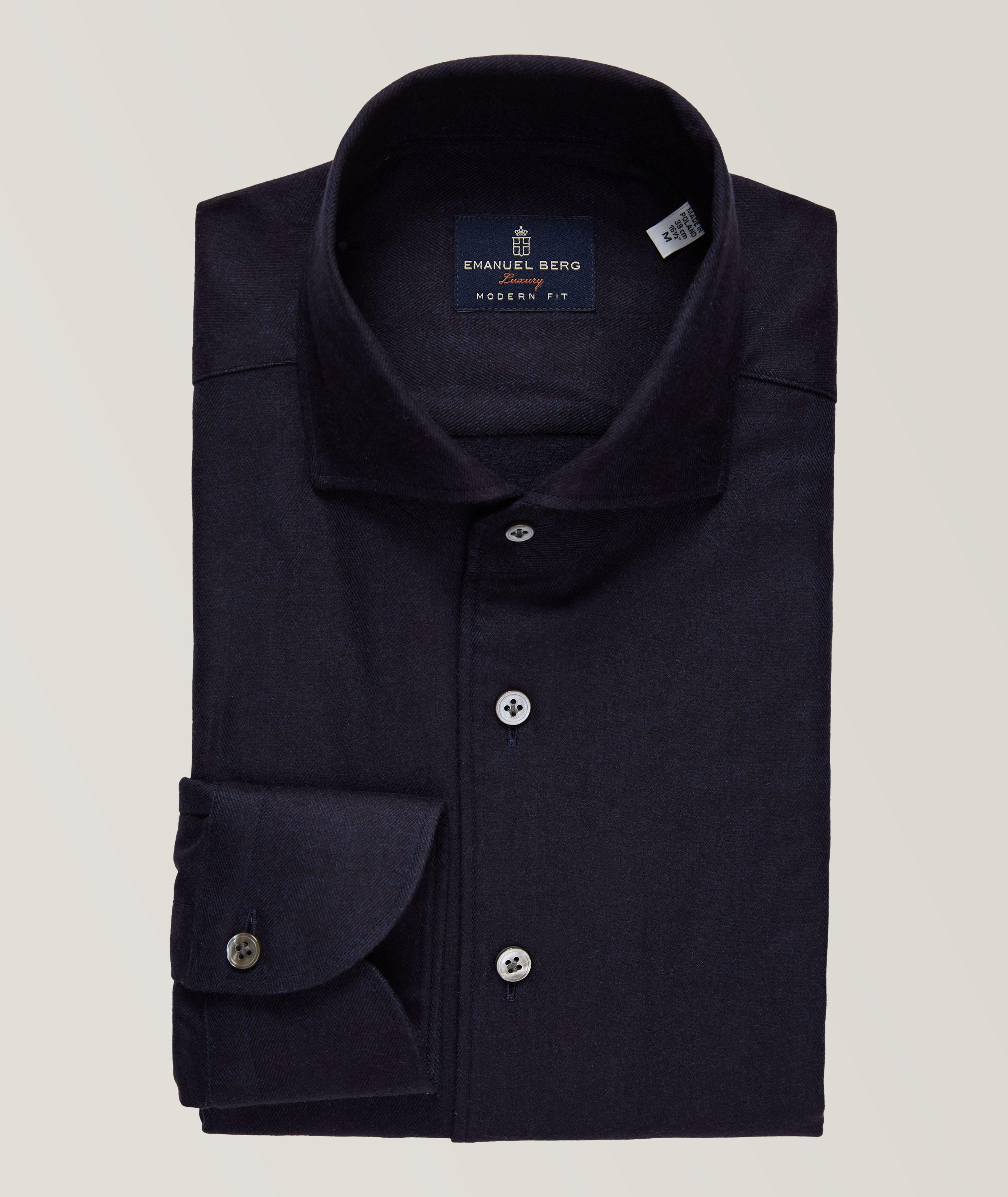 Byron Herringbone 4Flex Stretch Dress Shirt  image 0