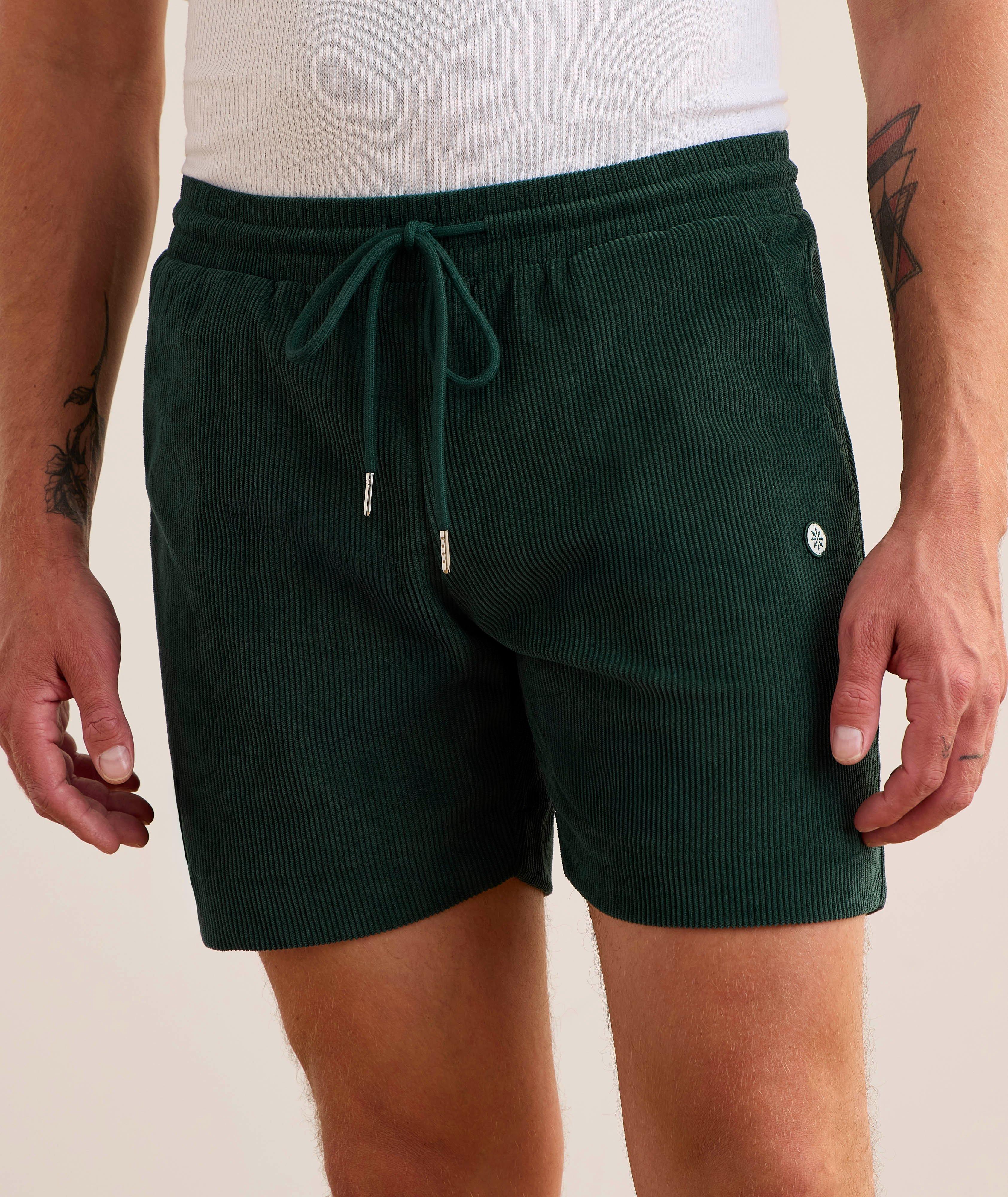 Corduroy Drawstring Shorts image 1