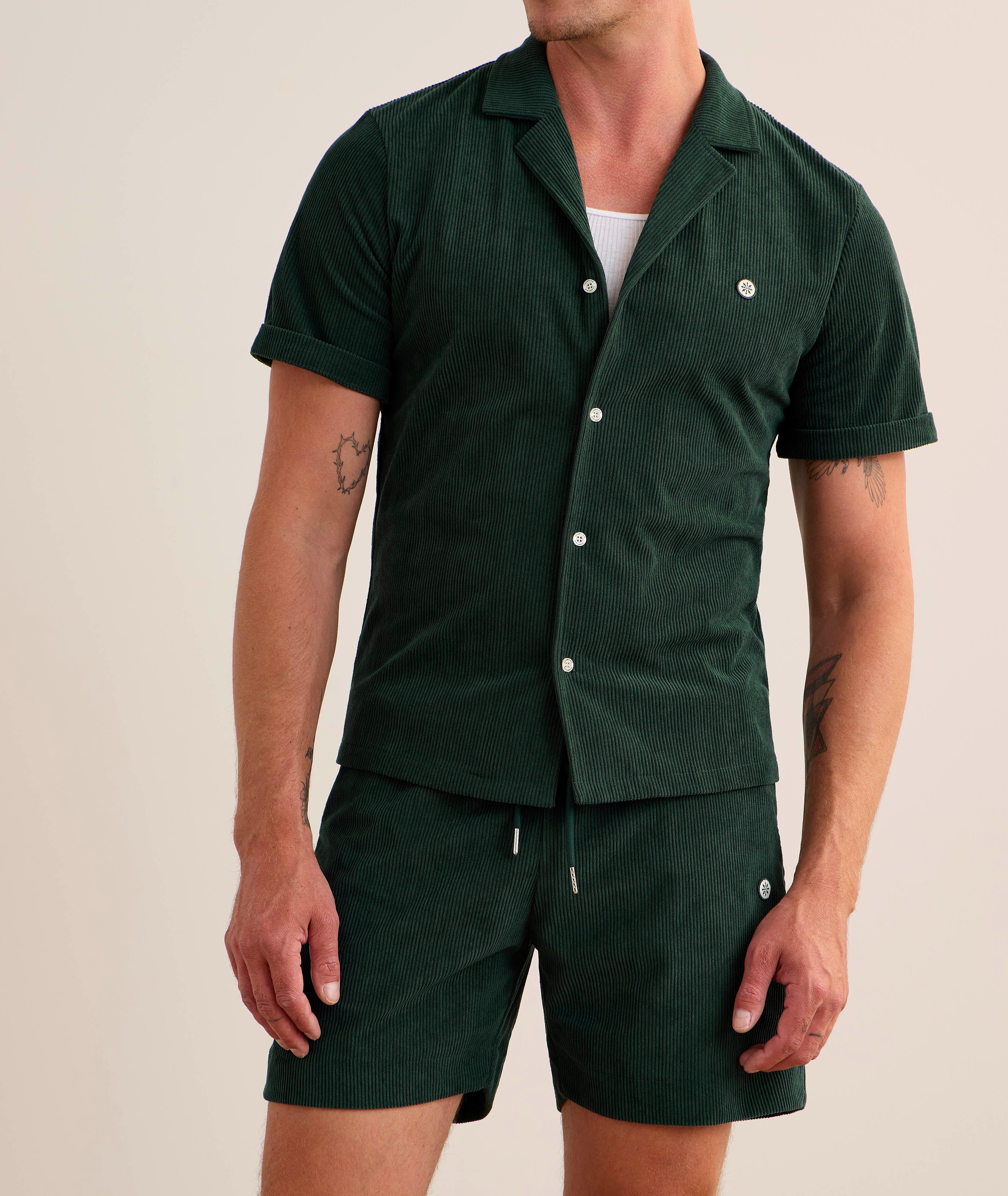 Corduroy Drawstring Shorts image 4