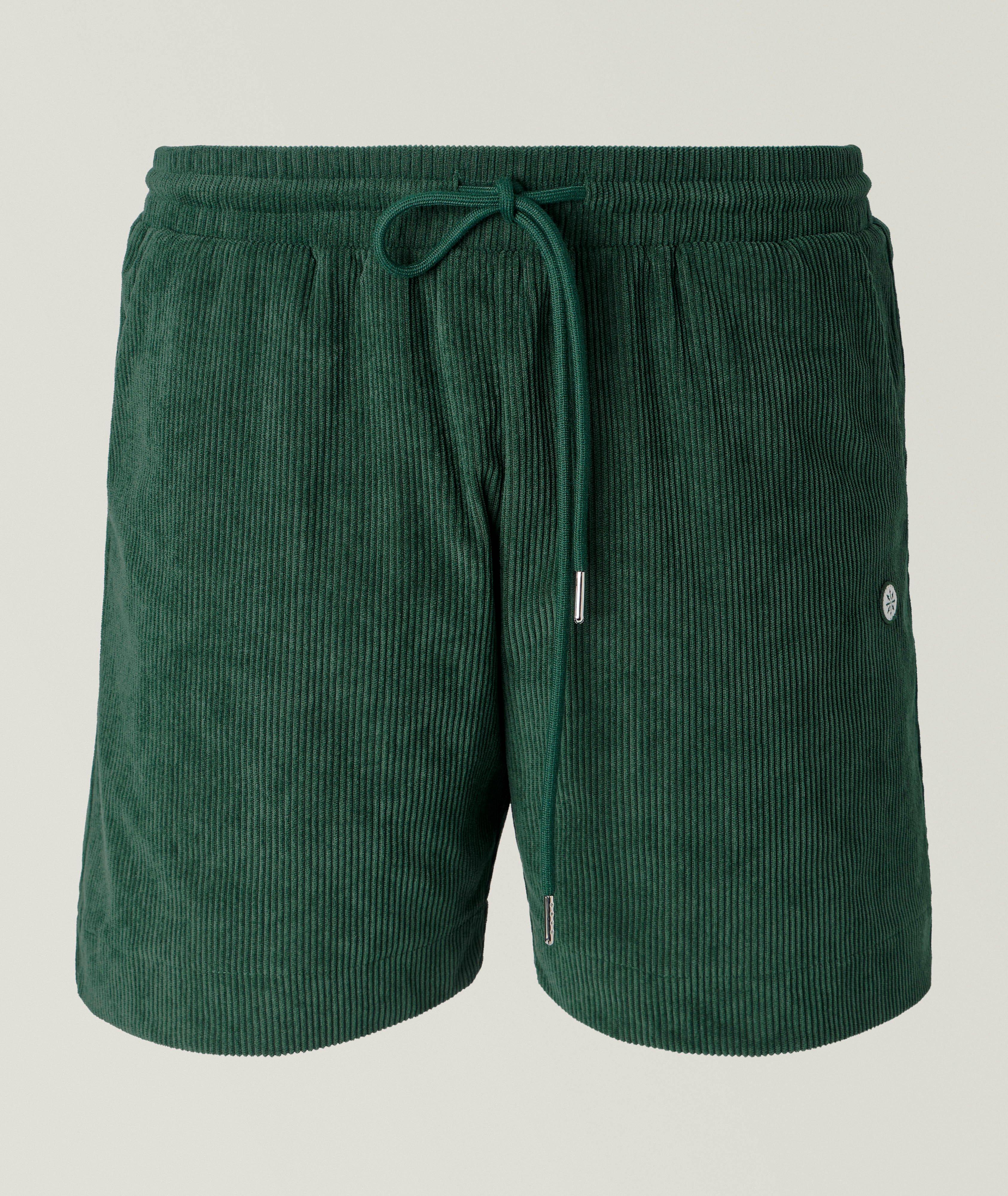 Corduroy Drawstring Shorts image 0