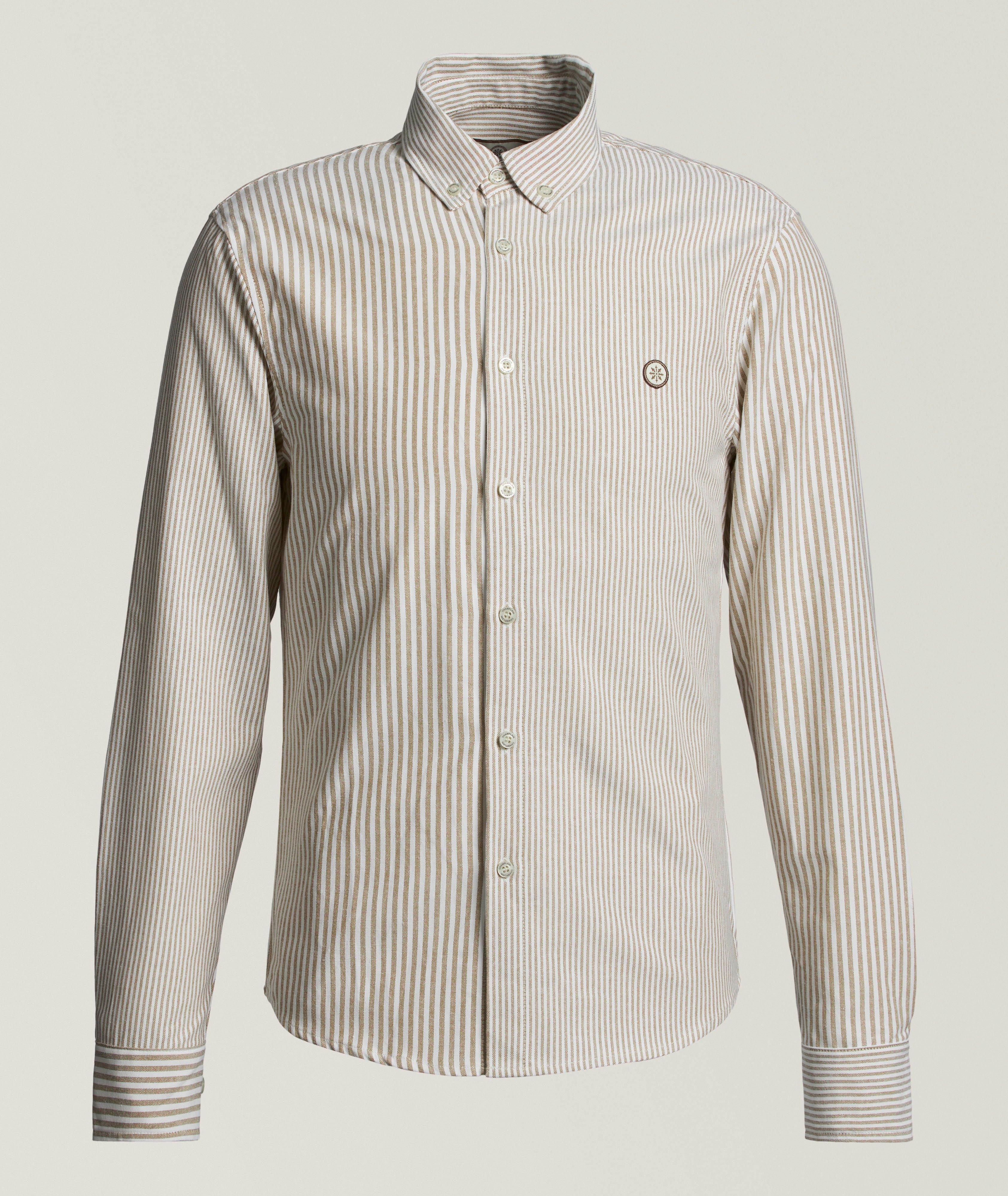 Striped Cotton-Blend Shirt image 0
