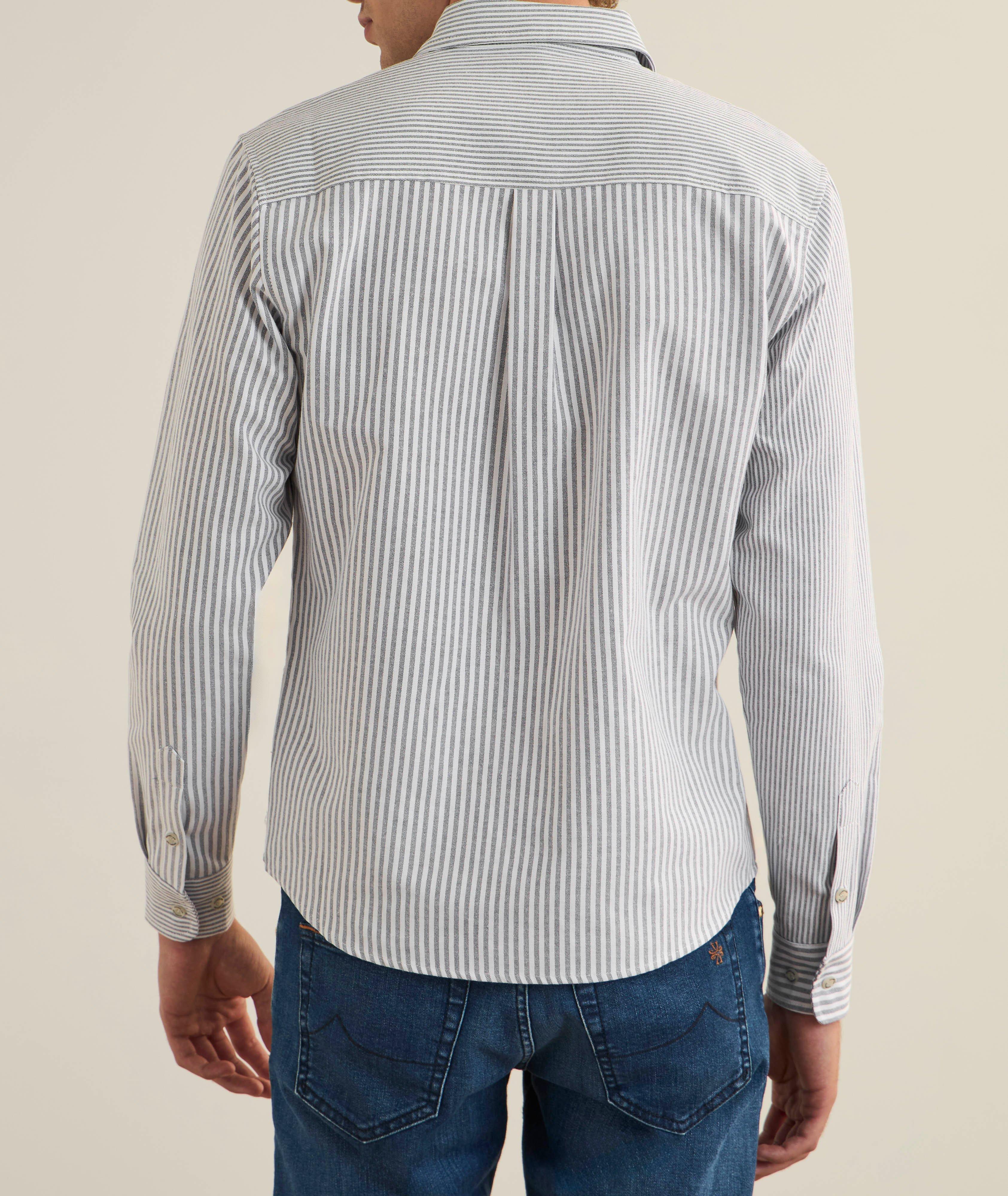Chemise rayée en mélange de coton image 2