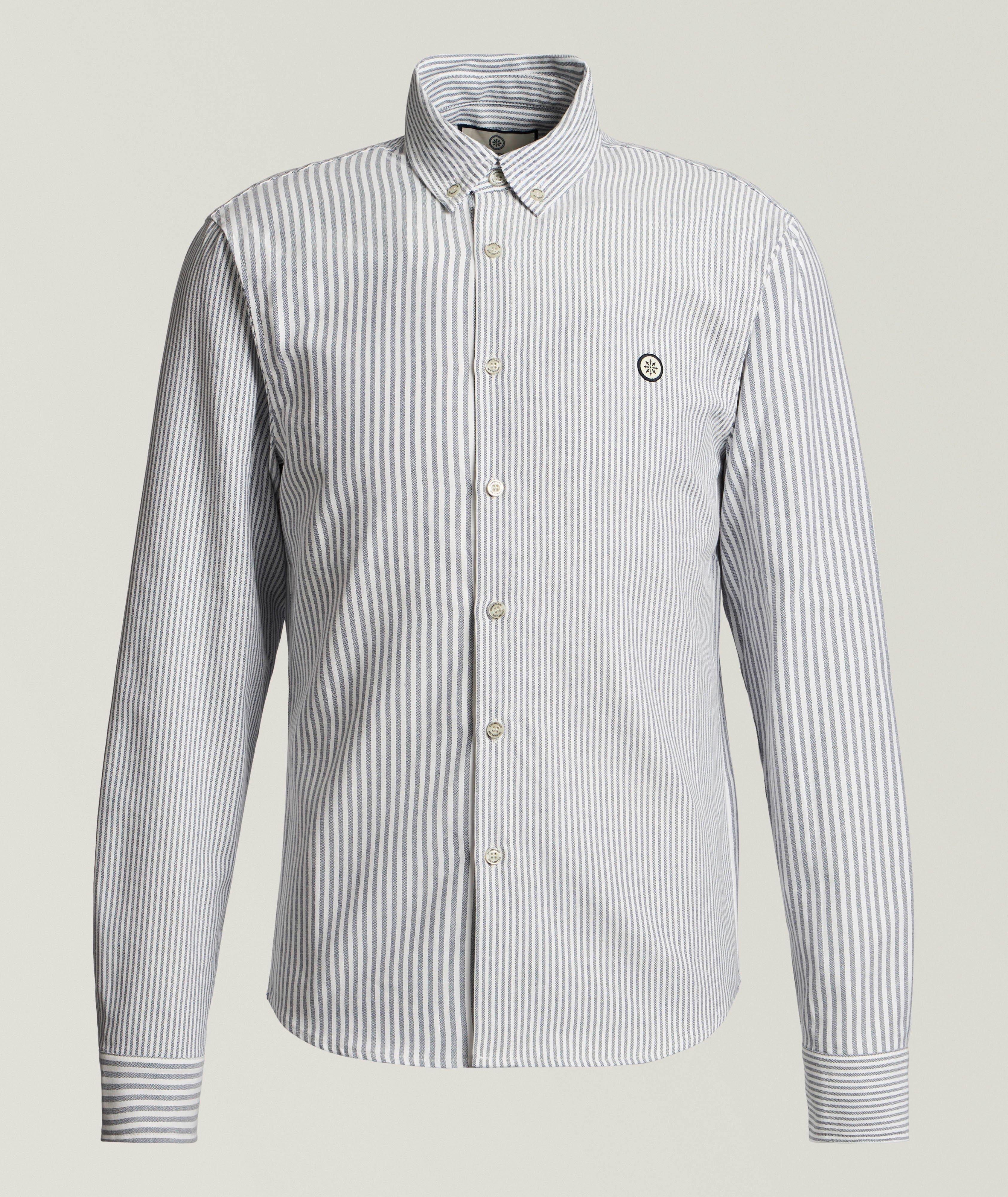 Striped Cotton-Blend Shirt image 0