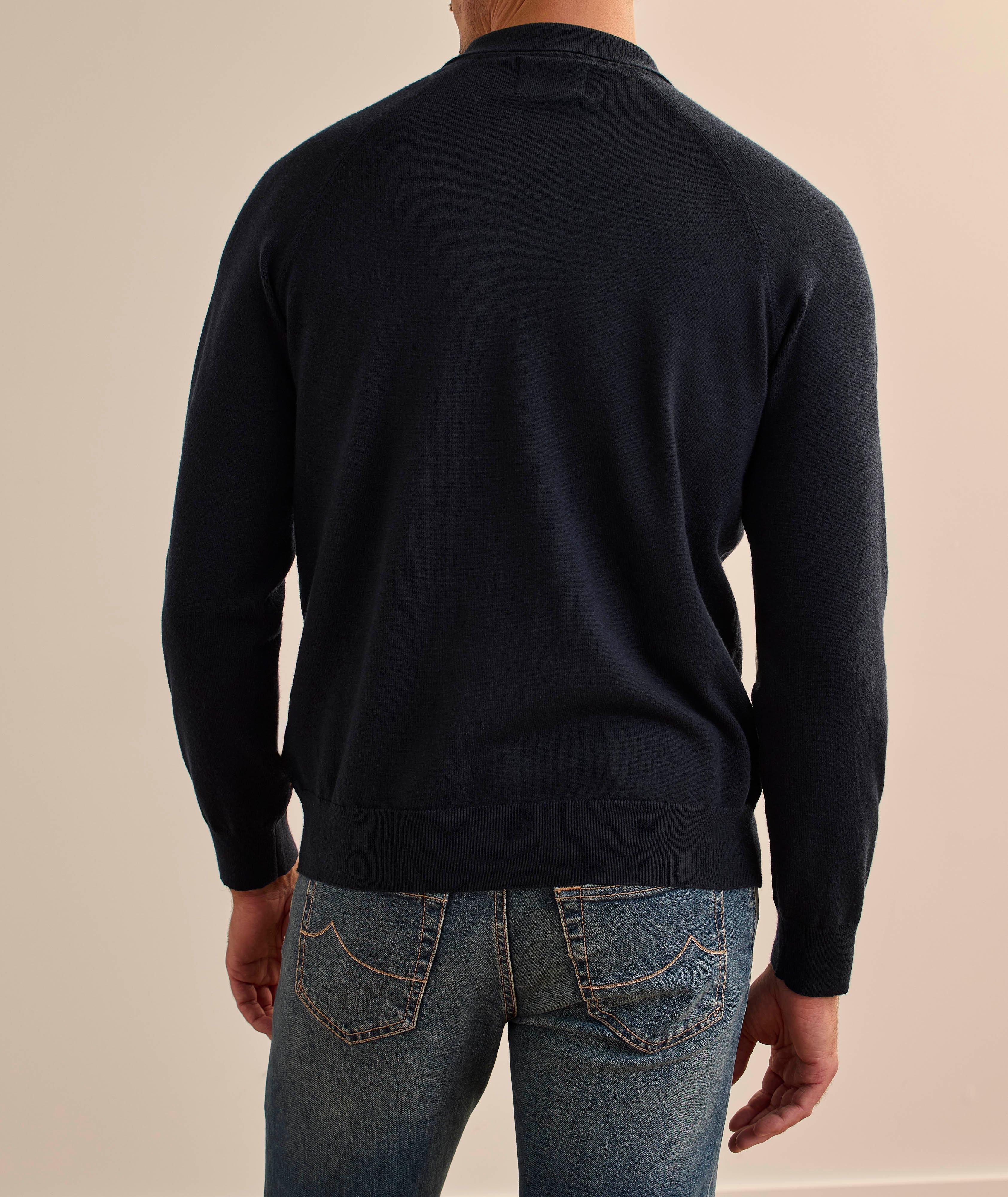Raglan Long-Sleeve Polo  image 2
