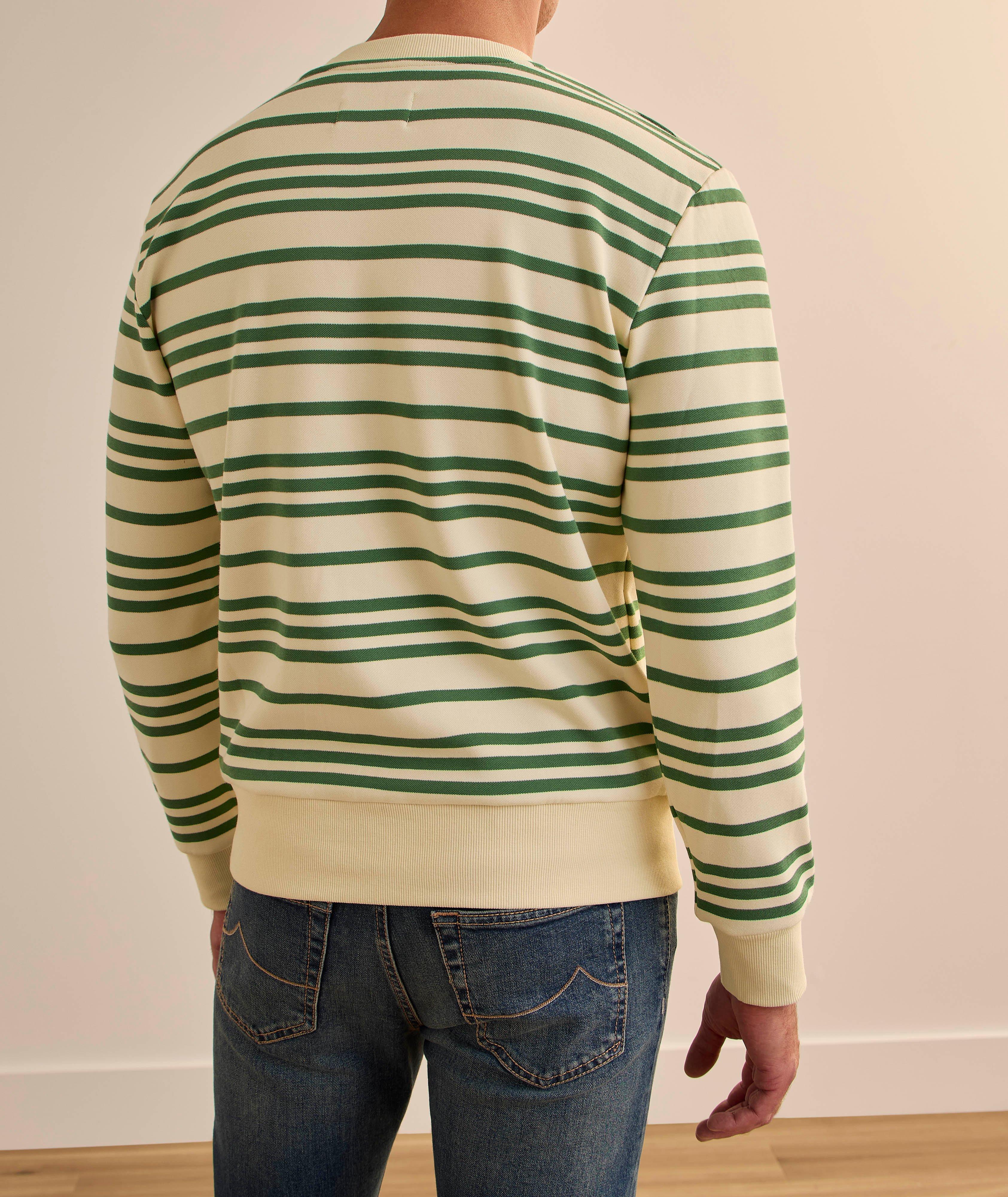 Striped Crewneck Sweater image 2