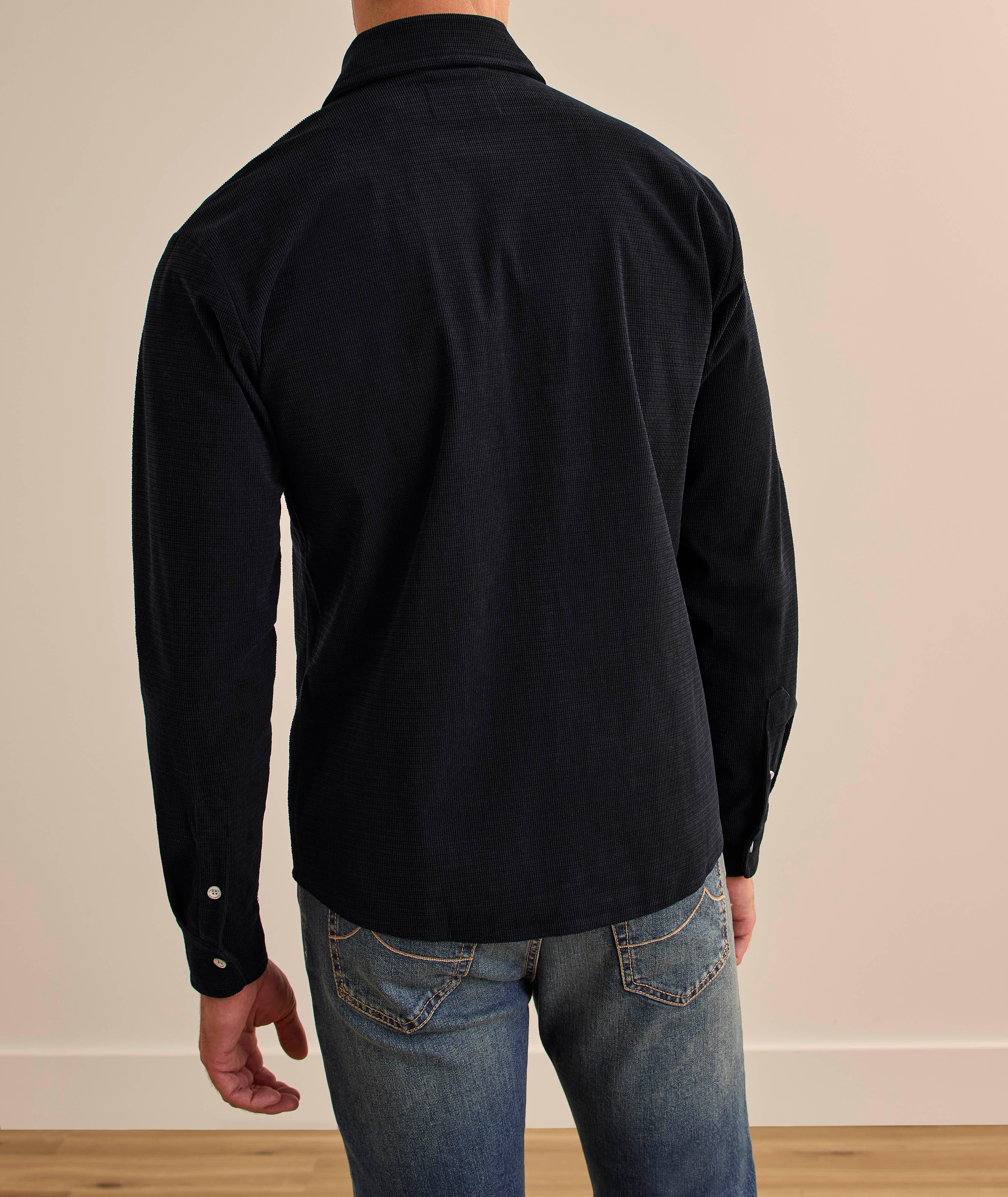 Textured Corduroy Overshirt  image 1
