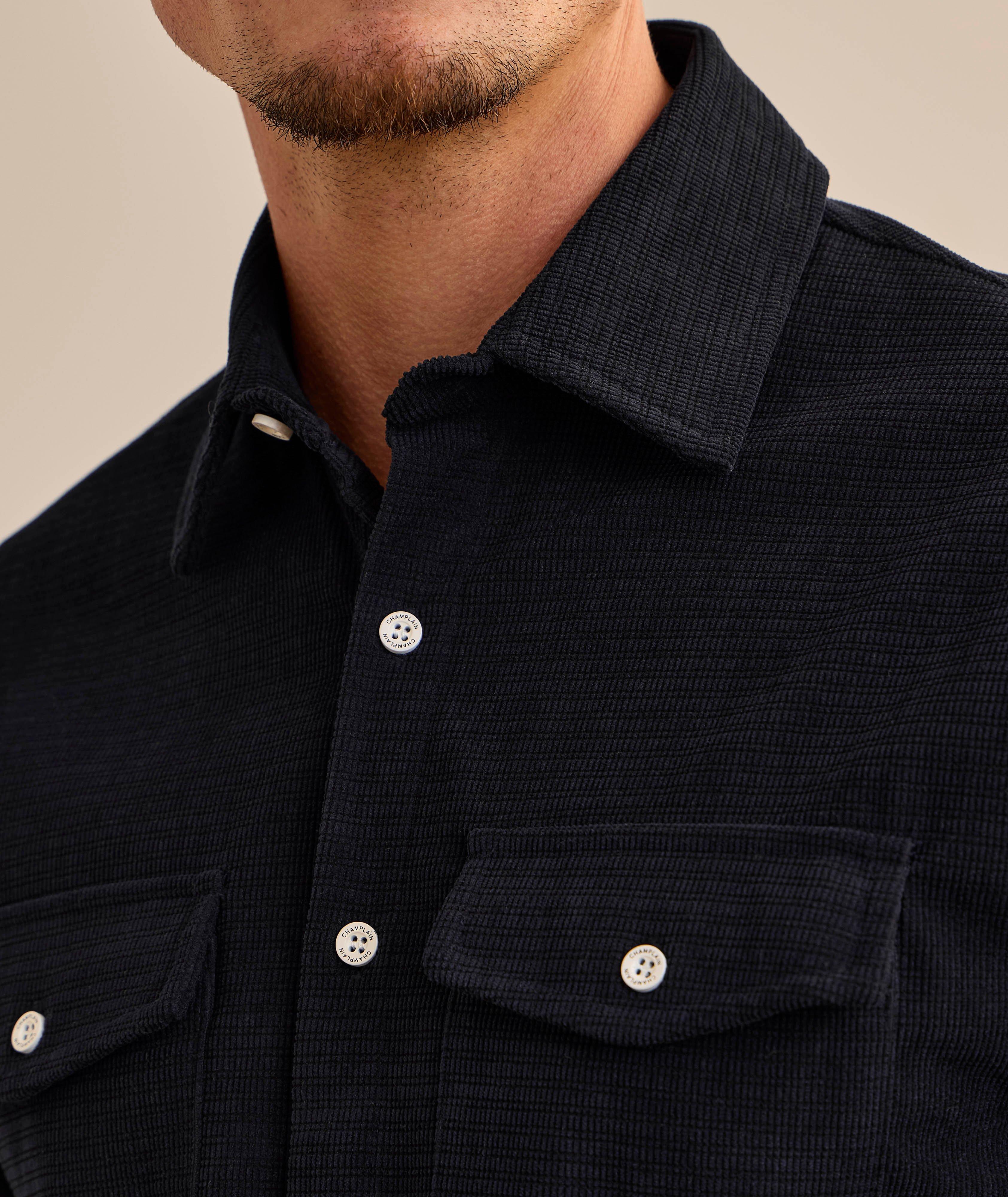 Textured Corduroy Overshirt  image 2