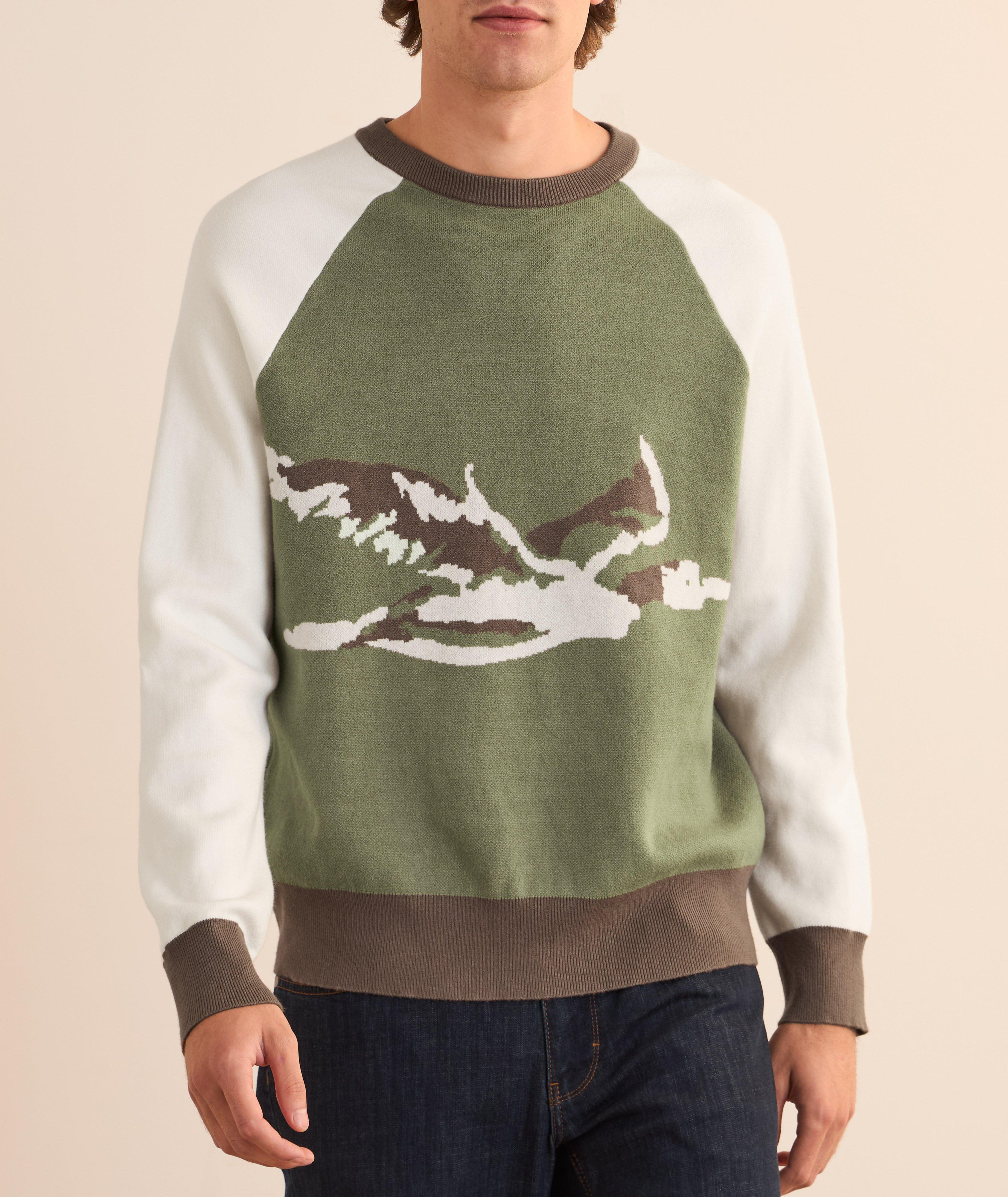 Duck Raglan Crewneck Sweater image 1