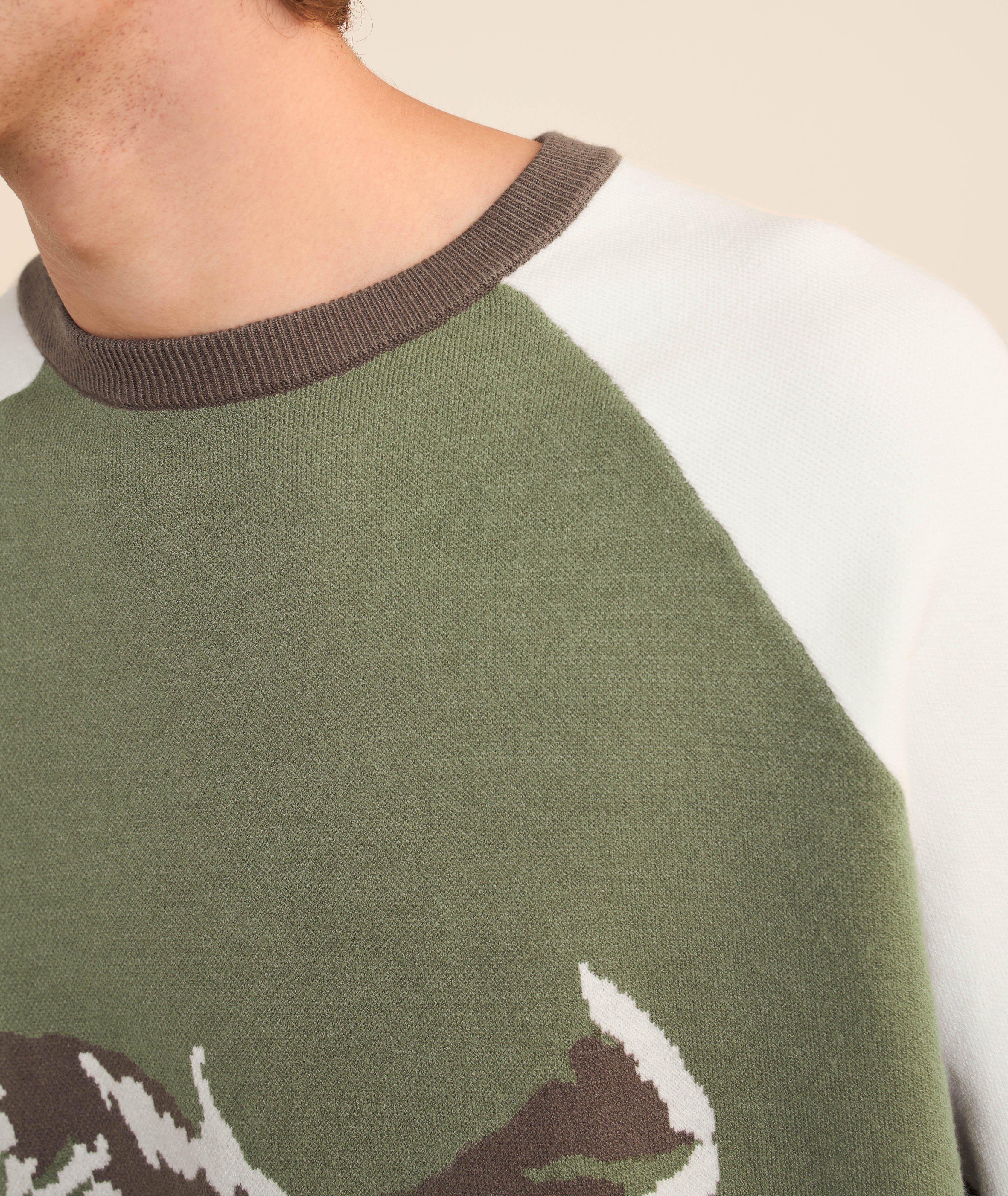 Duck Raglan Crewneck Sweater image 3