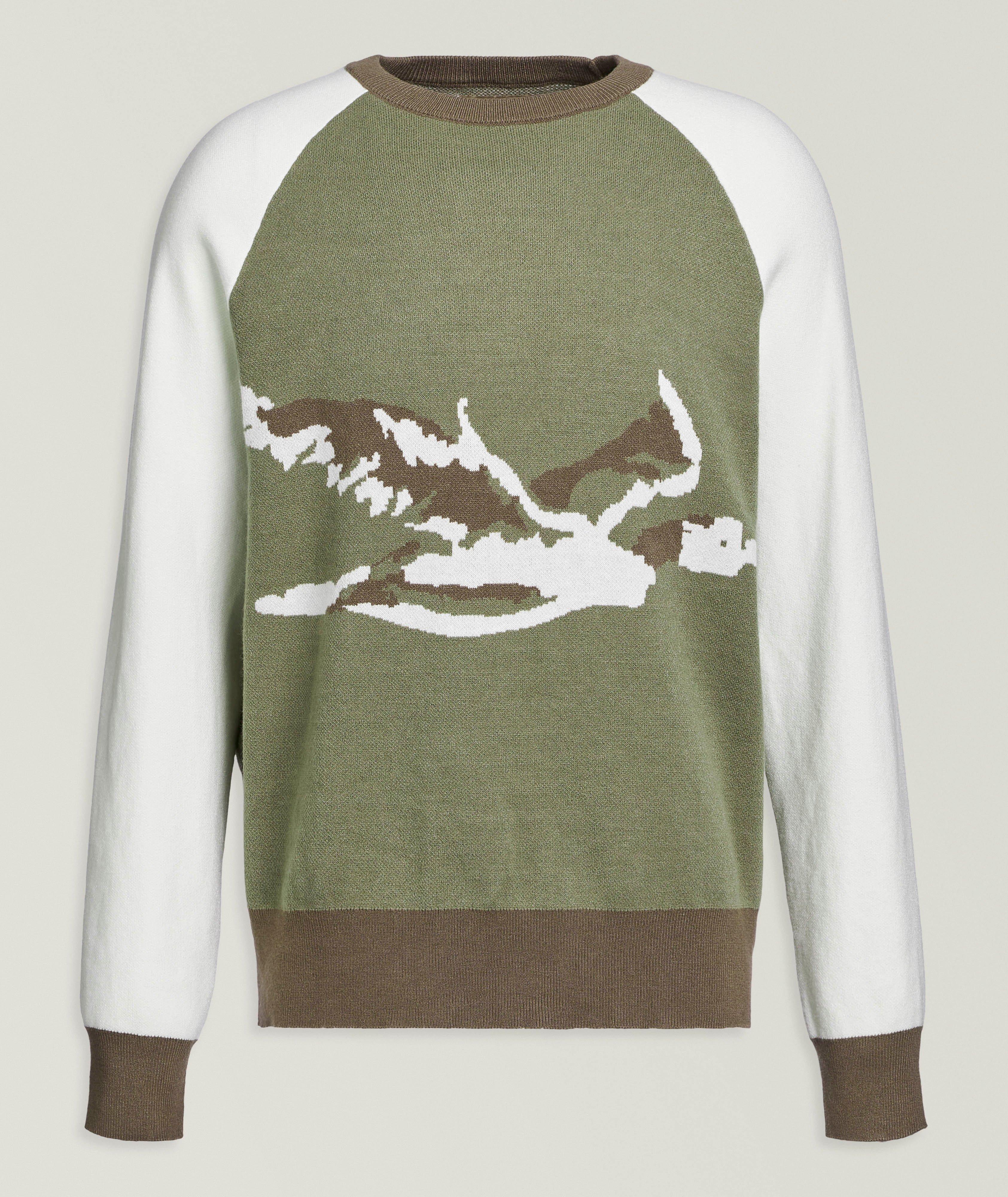 Duck Raglan Crewneck Sweater image 0