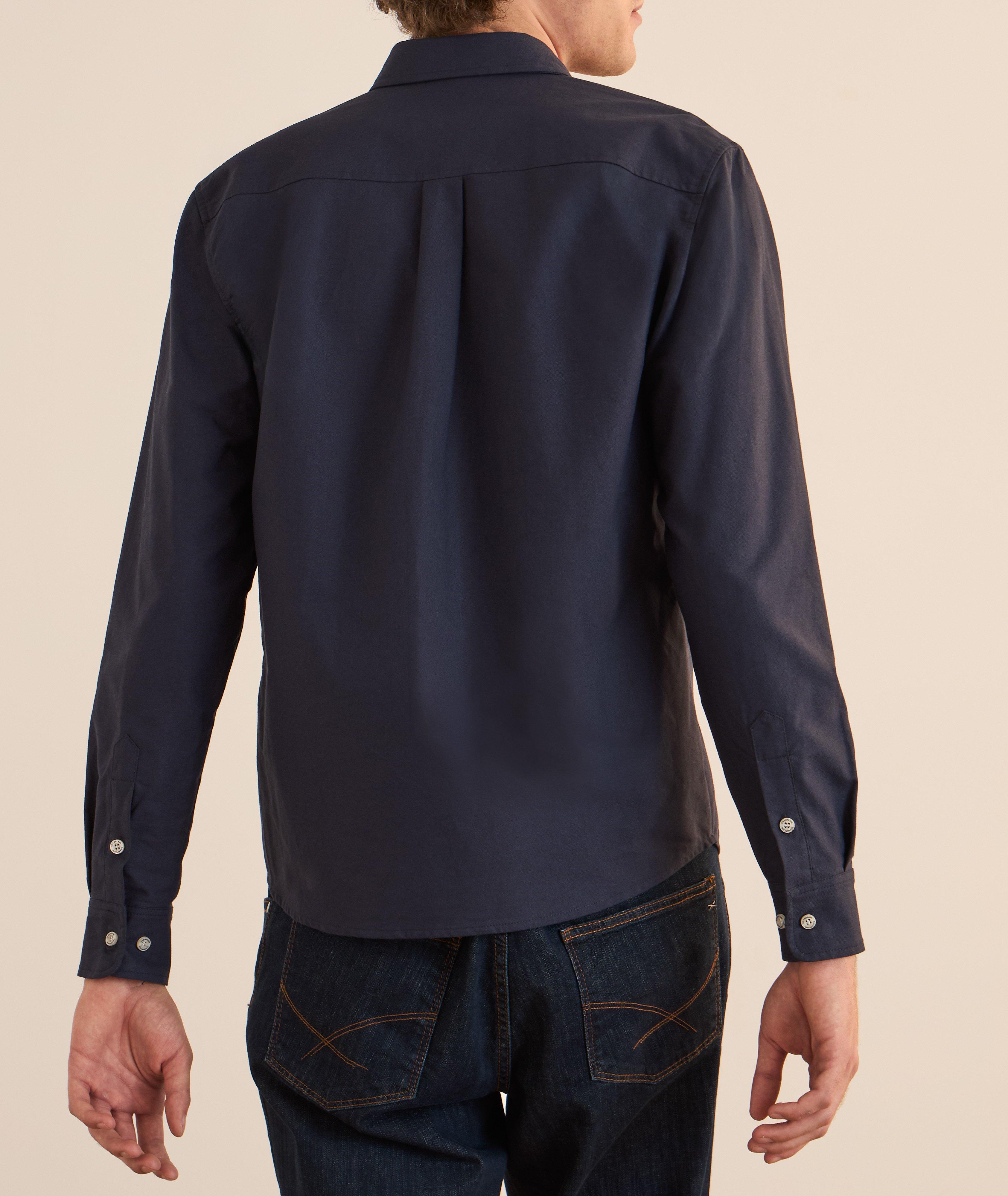 Basketweave Cotton Oxford Shirt image 2