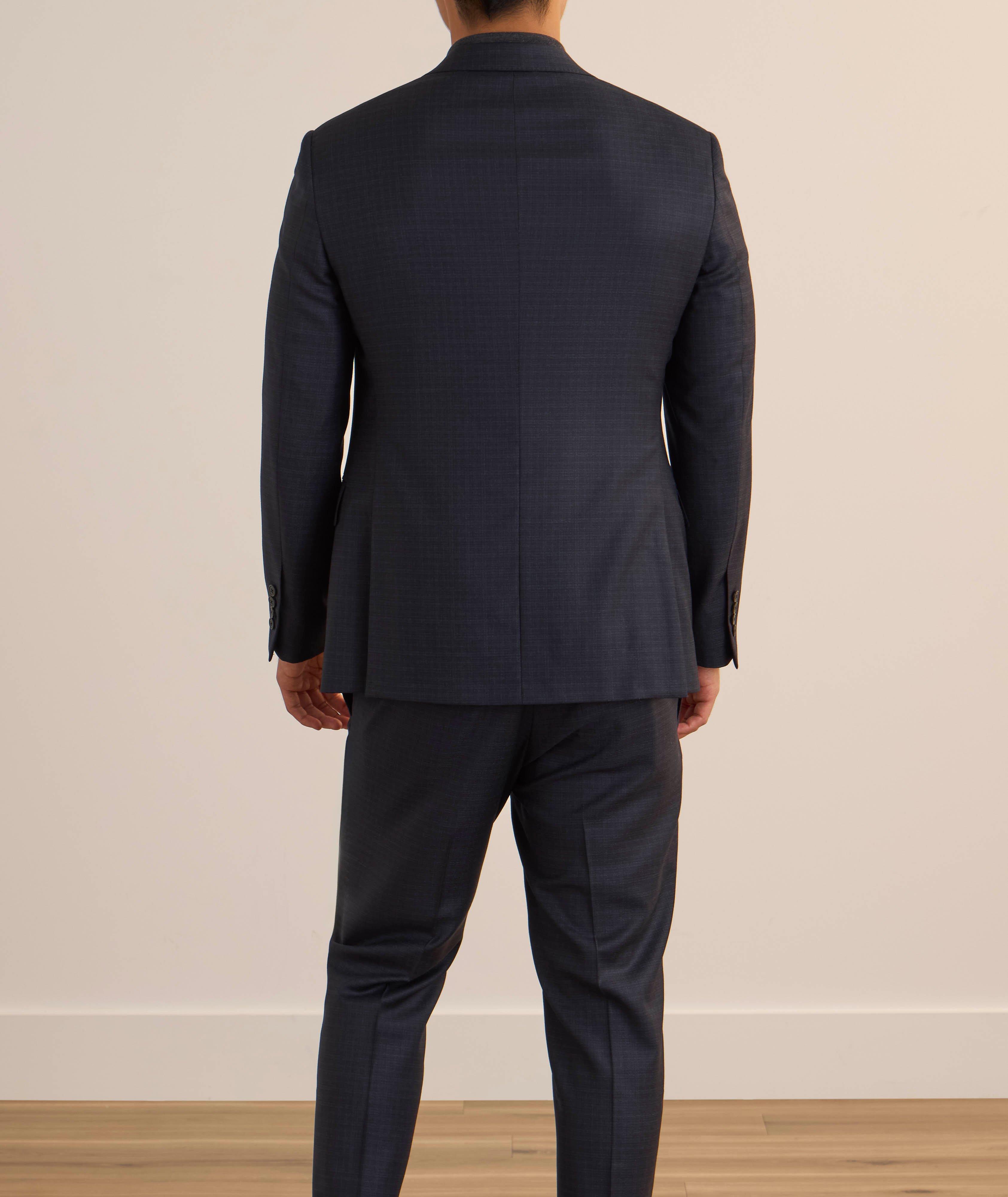 Madison Textured Check Stretch-Wool Suit  image 2
