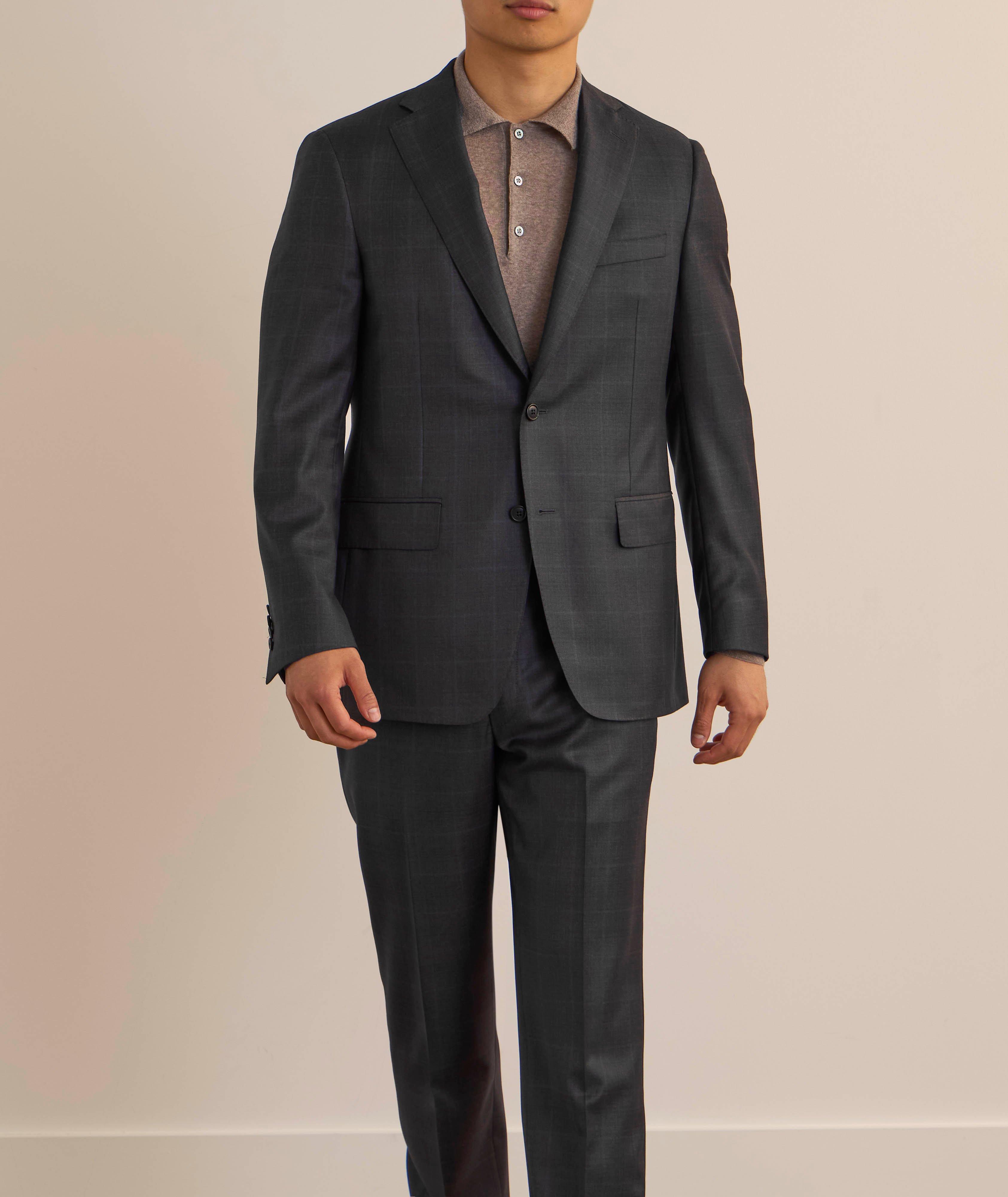 Cosmo Windowpane Wool Suit image 1