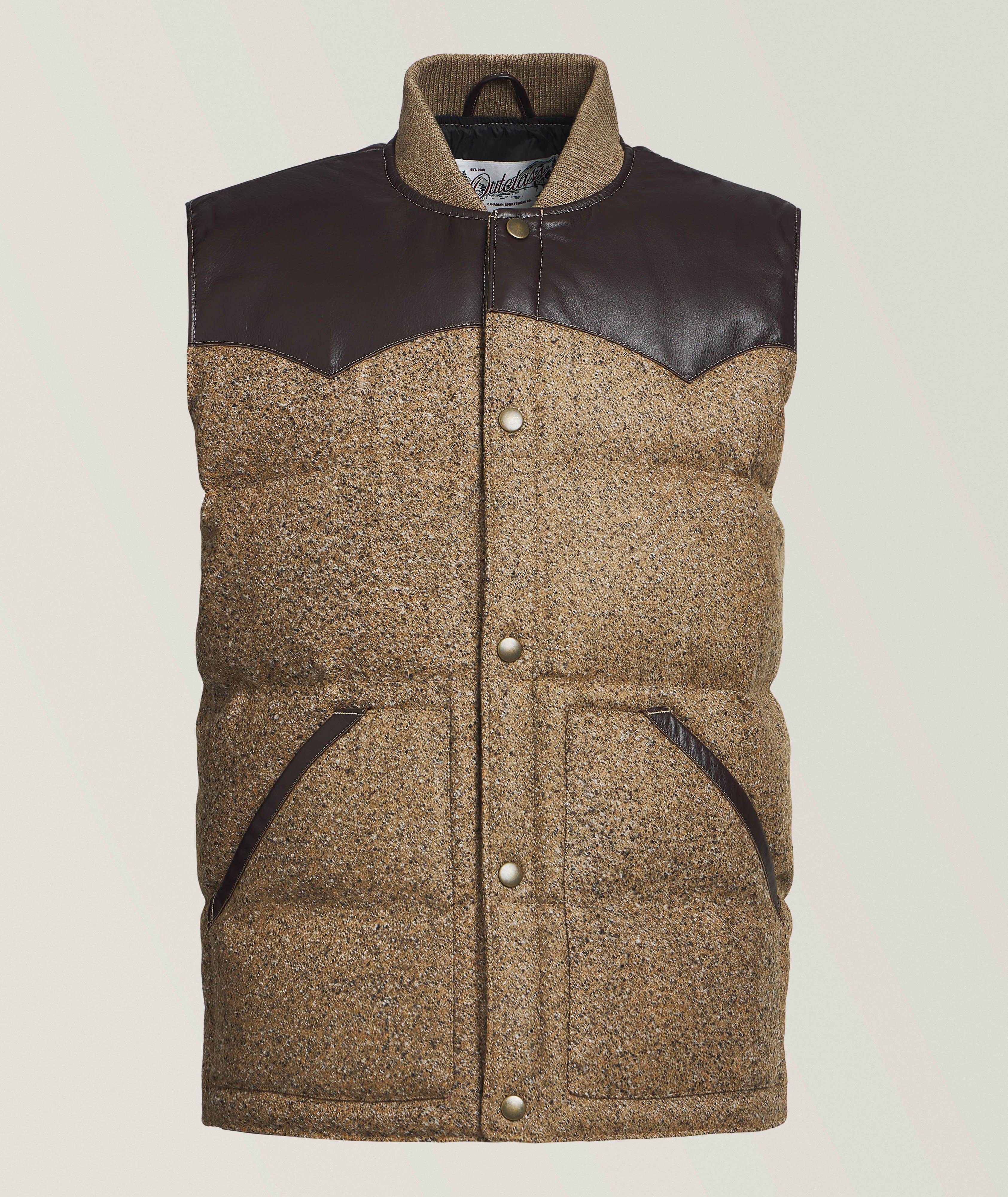 Marl Wool Down Vest image 0