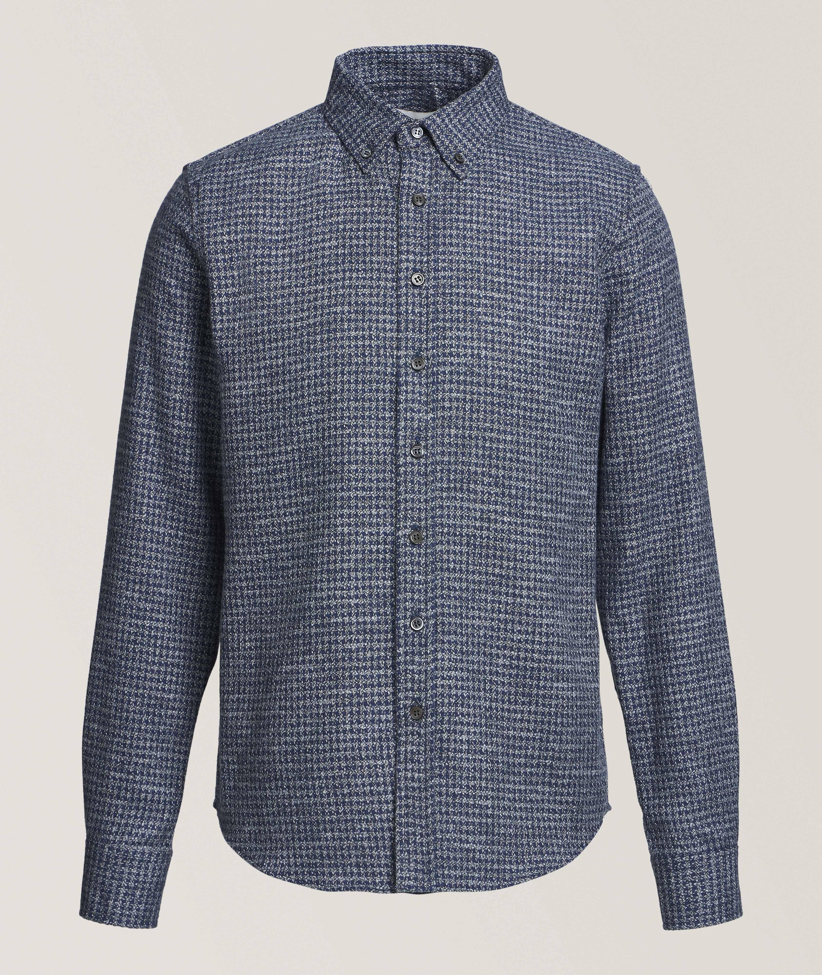 Chemise en flanelle à motif pied-de-poule image 0
