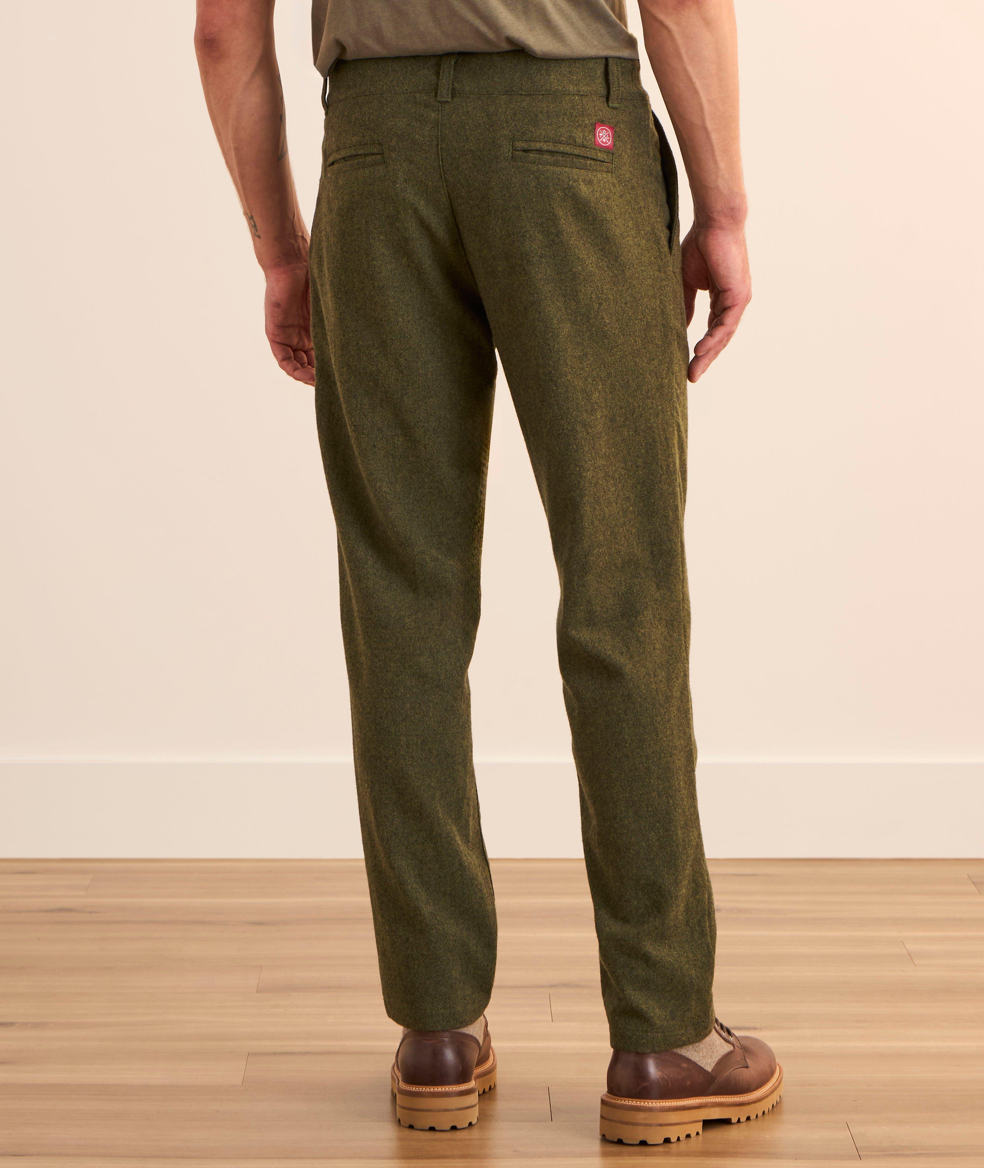 Pantalon plissé en laine image 2