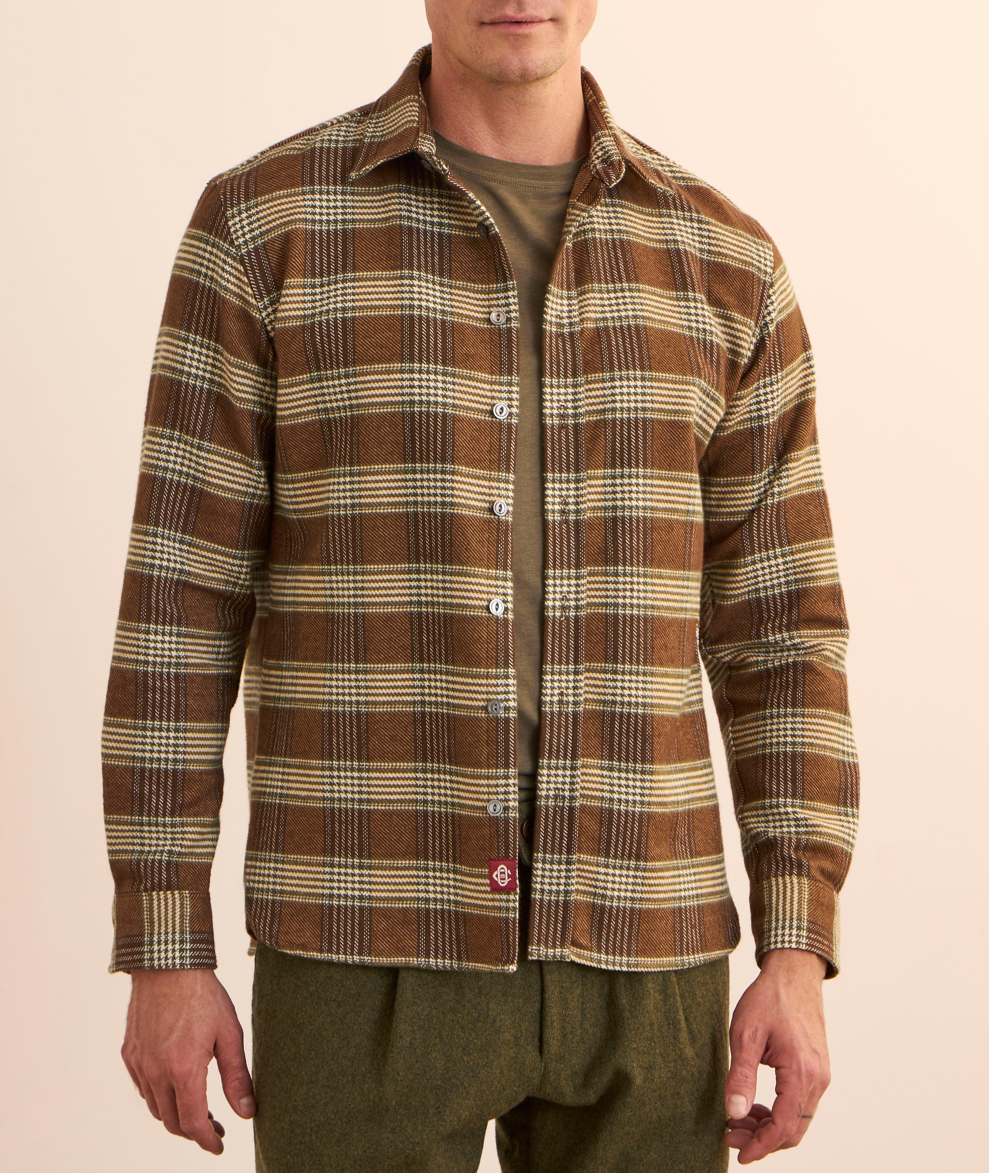 Chemise en flanelle à motif pied-de-poule image 1