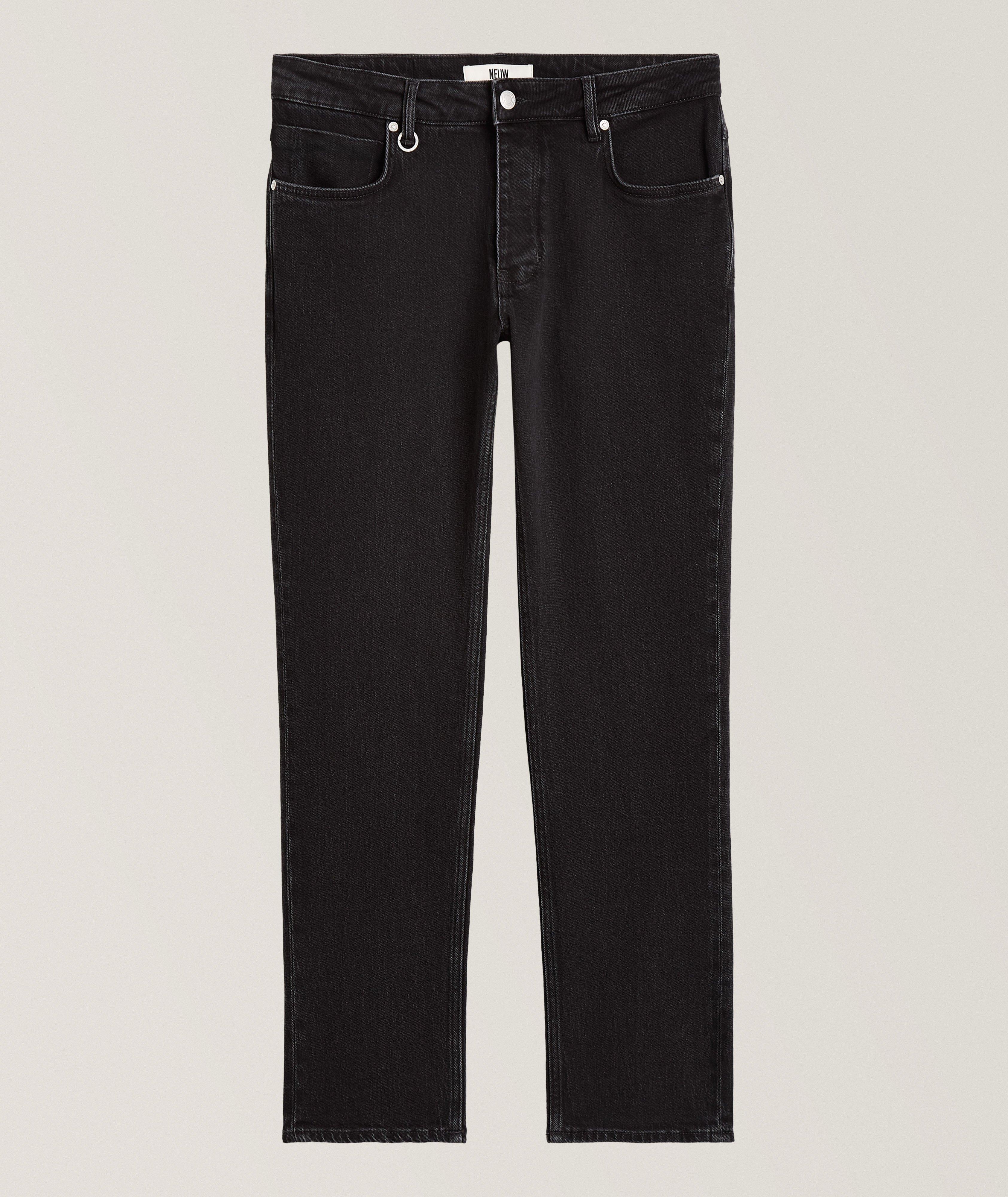 Lou Straight-Fit Stretch-Cotton Jeans  image 0